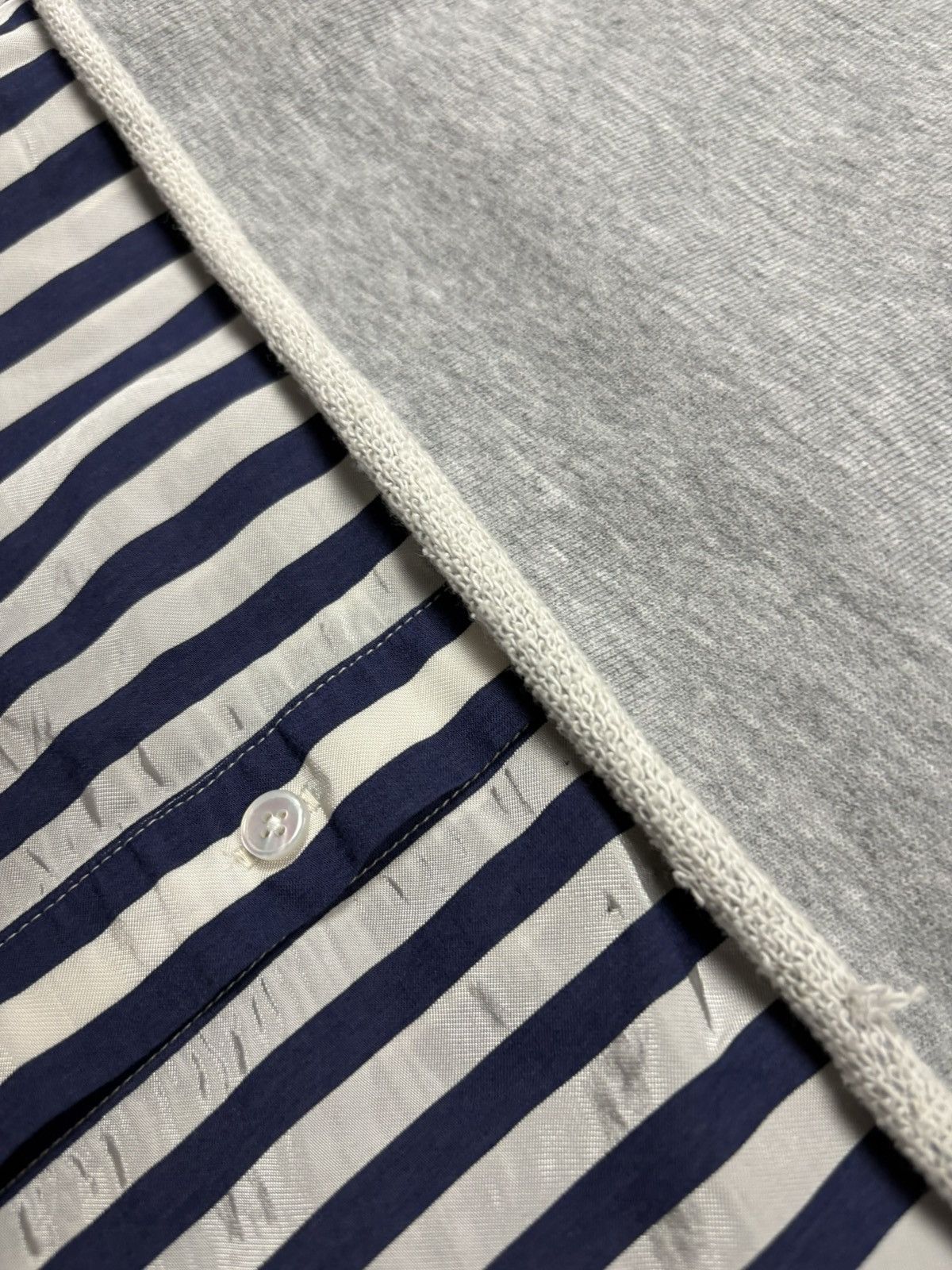 Alexander Wang Alexander Wang Boat Neck Long-sleeve Hybrid Sweatshirt Shirt Size M / US 6-8 / IT 42-44 - 10 Thumbnail