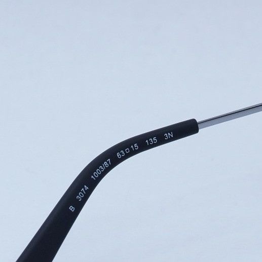 Burberry Burberry BE3074 100387 Sunglasses Gunmetal Rectangle Frame Size ONE SIZE - 4 Thumbnail