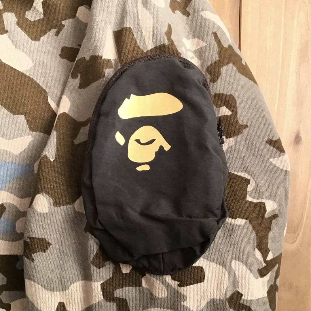 Bape BAPE SAND CAMO MILITARY RELAXED FIT FULL ZIP MASK HOODIE Size US M / EU 48-50 / 2 - 7 Thumbnail
