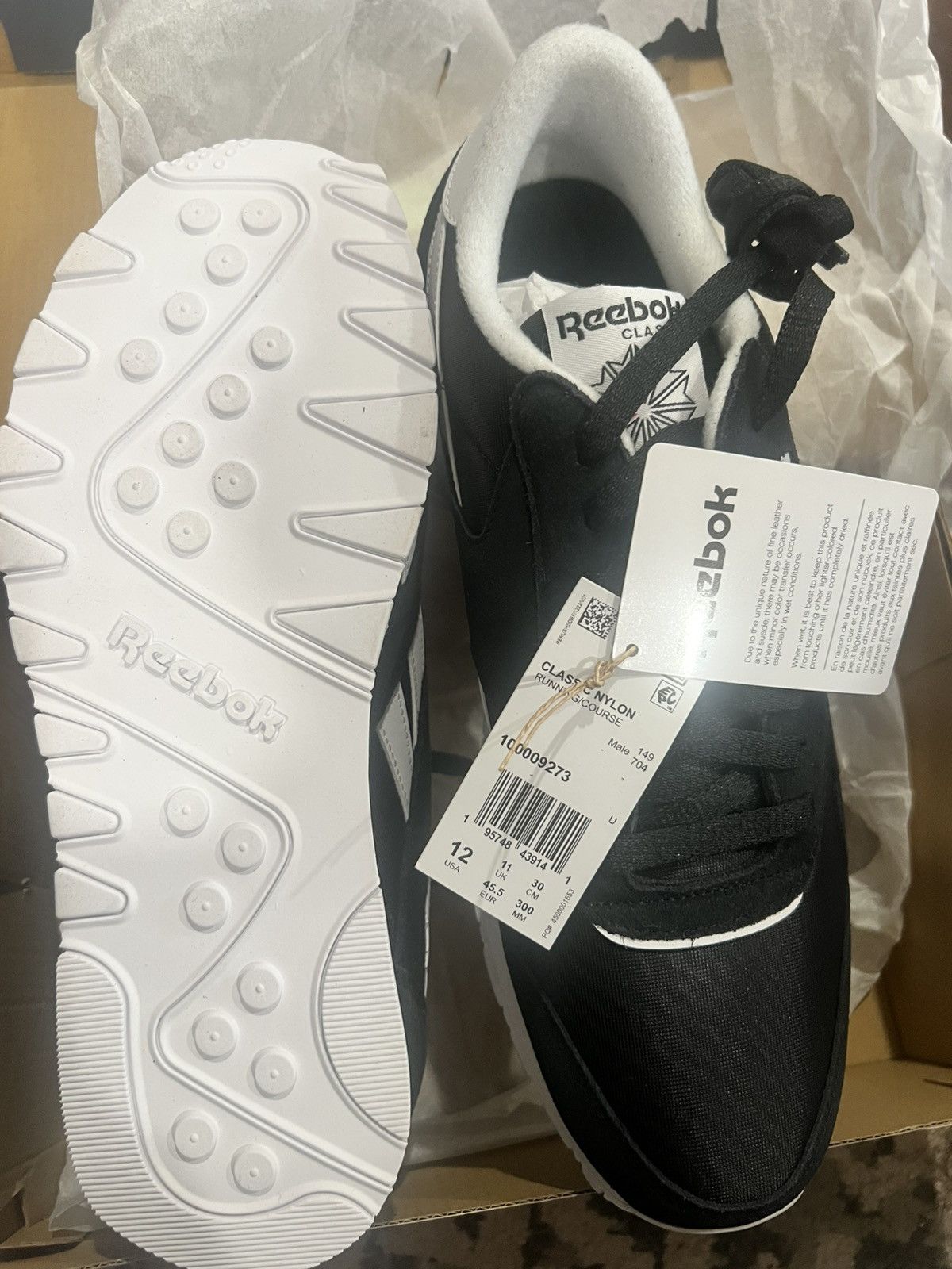 Reebok Reebok black classics Size US 12 / EU 45 - 7 Thumbnail