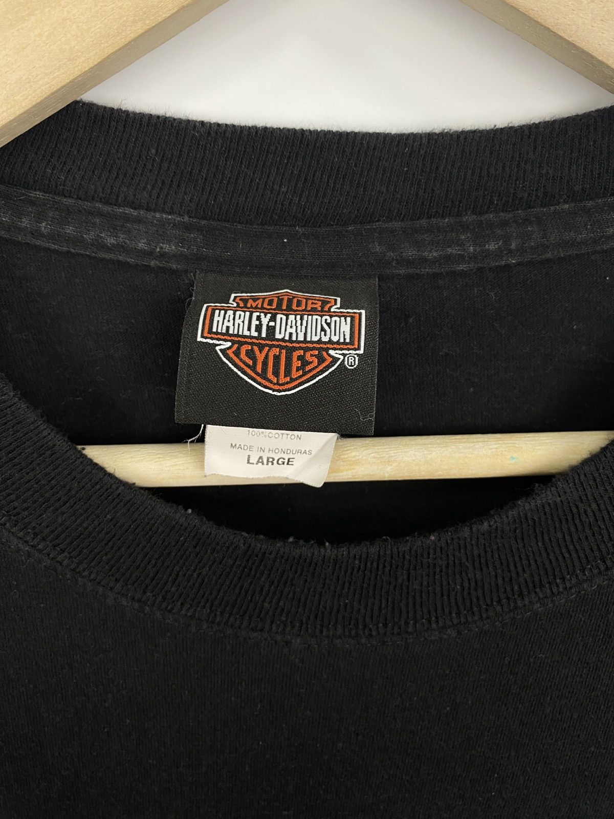 Harley Davidson 🏴󠁧󠁢󠁥󠁮󠁧󠁿 Vintage Y2K Harley Davidson England Sexy Girl Choppers Tee Size US L / EU 52-54 / 3 - 12 Thumbnail
