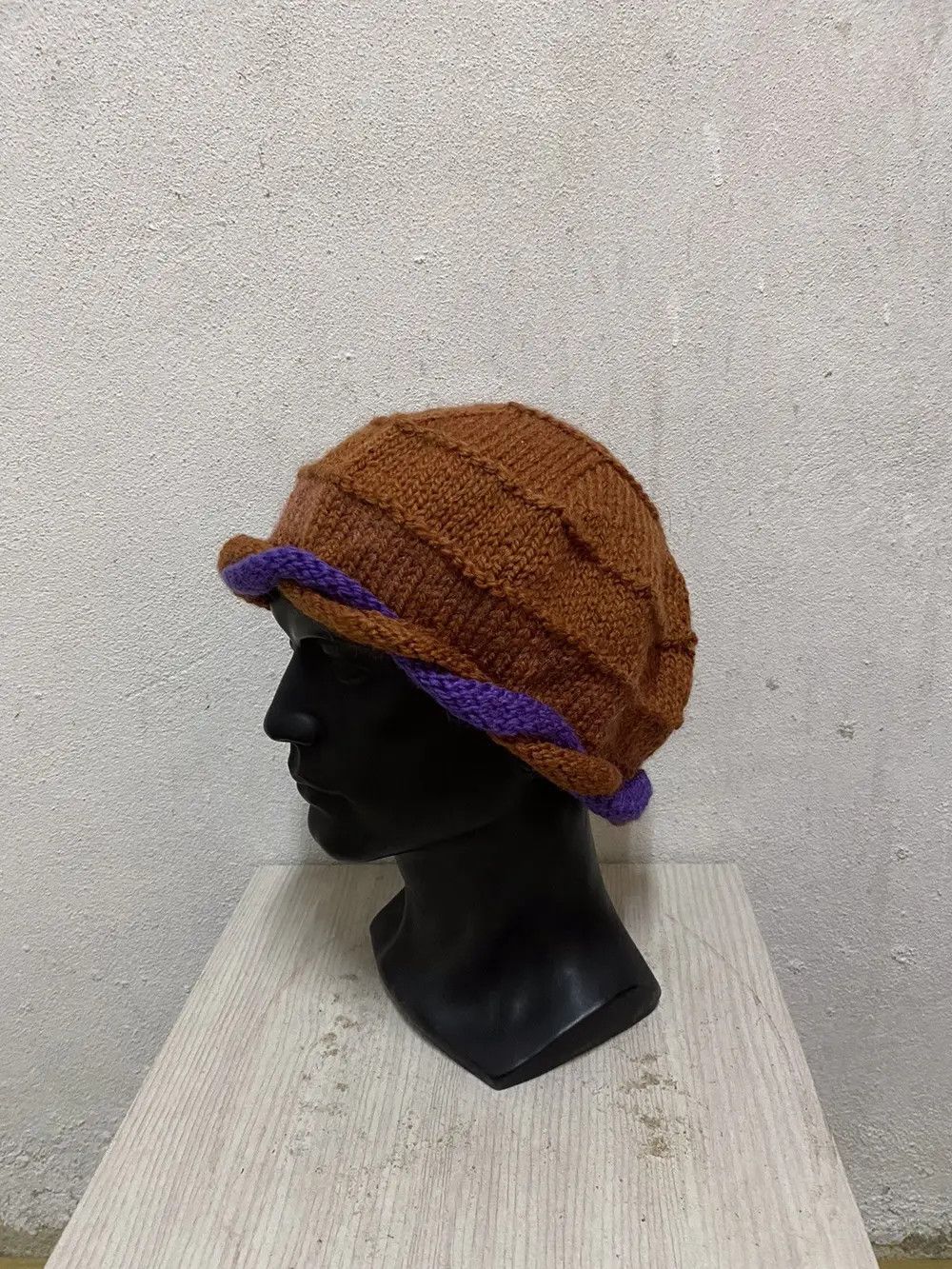 Japanese Brand Japanese Brand Rare Design Knit Beanie Hat Size ONE SIZE - 2 Thumbnail