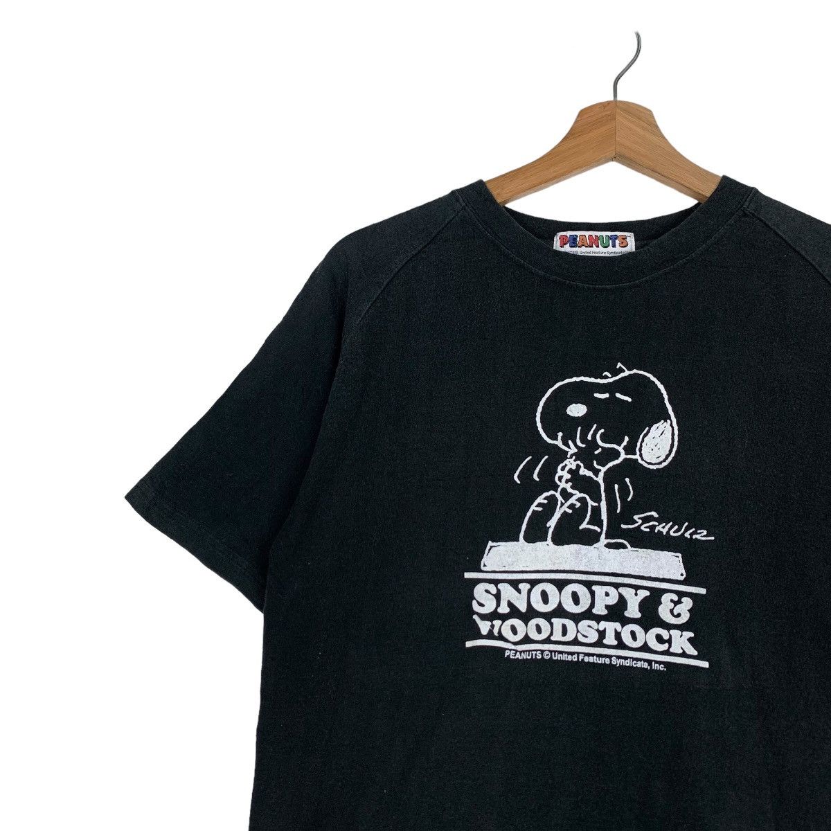 Peanuts PEANUTS Snoopy & Woodstock Big Logo Tees #0215-C10 Size US M / EU 48-50 / 2 - 7 Thumbnail