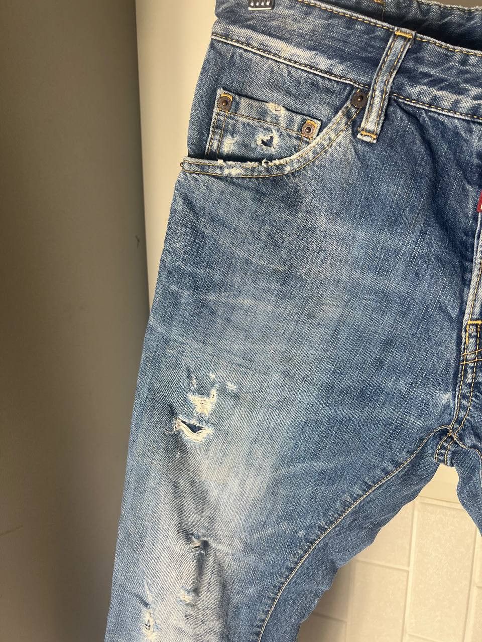 Dsquared2 VINTAGE DSQUARED2 DENIM ITALIAN DESIGNER JEANS JAPANESE Y2K Size US 34 / EU 50 - 7 Thumbnail