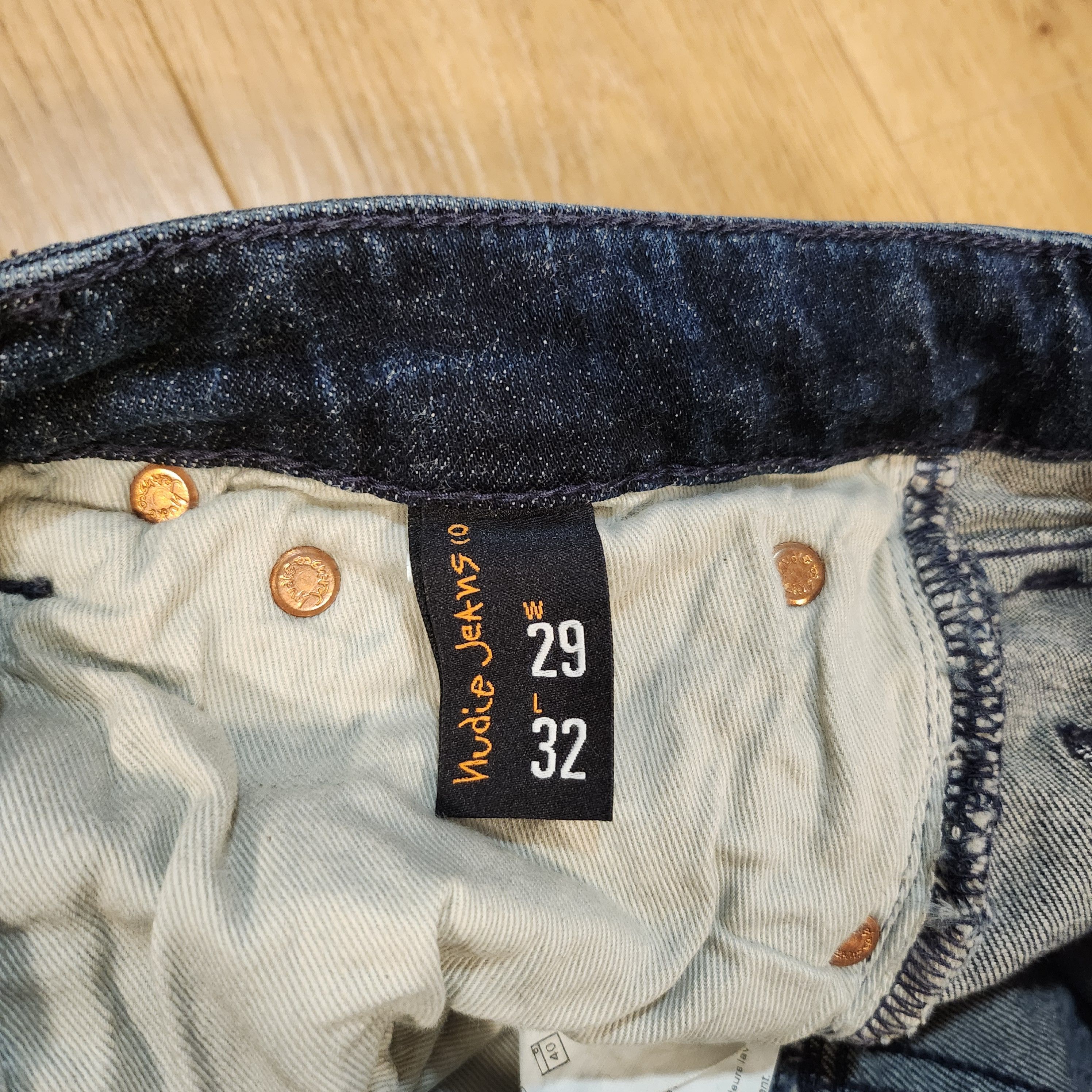 Nudie Jeans 29/32 Skinny Lin Blue Denim Size US 29 - 5 Thumbnail