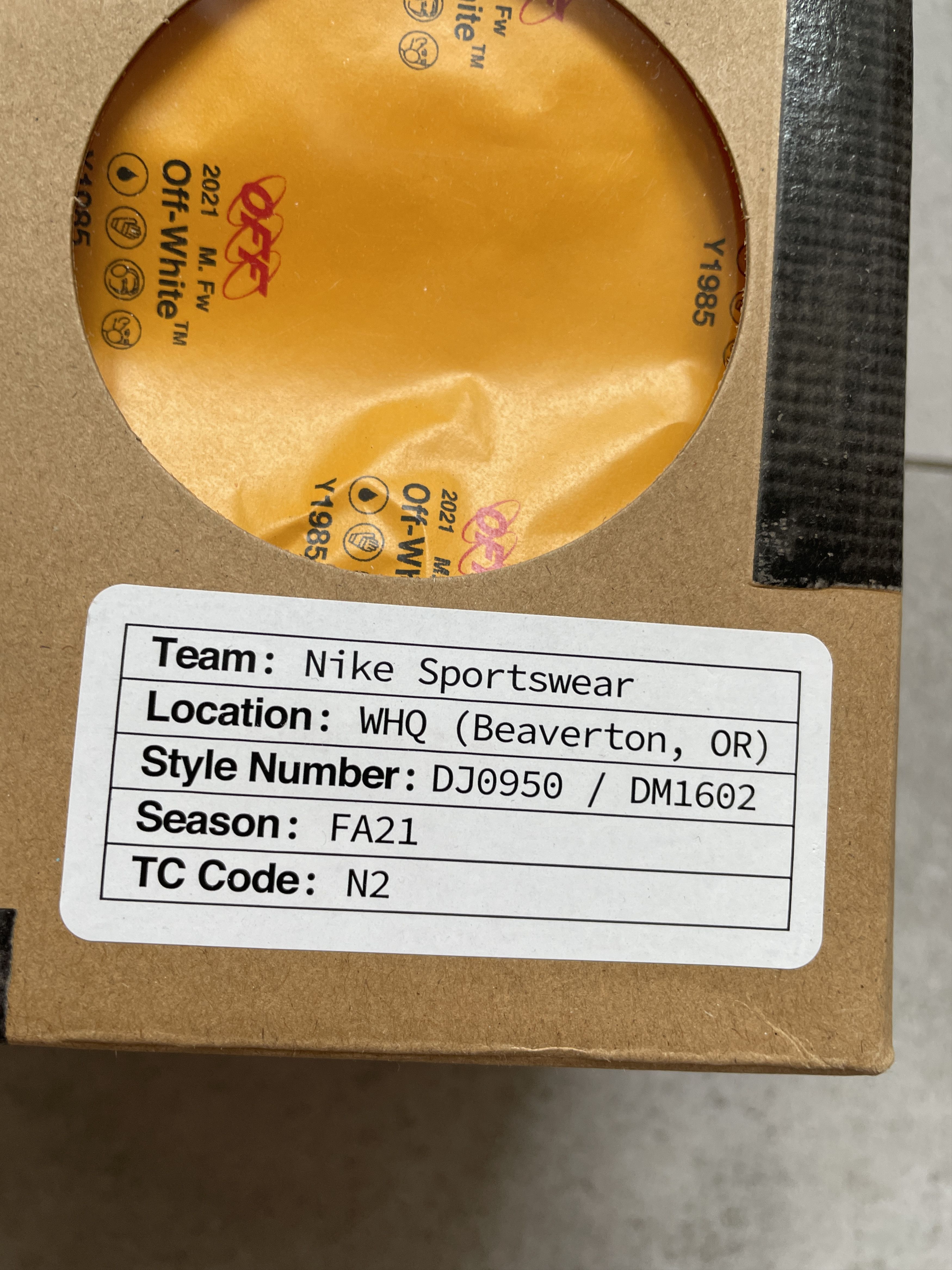 Nike × Off-White × Virgil Abloh NIKE X OFF WHITE LOT 31 DUNK Size US 10.5 / EU 43-44 - 11 Thumbnail