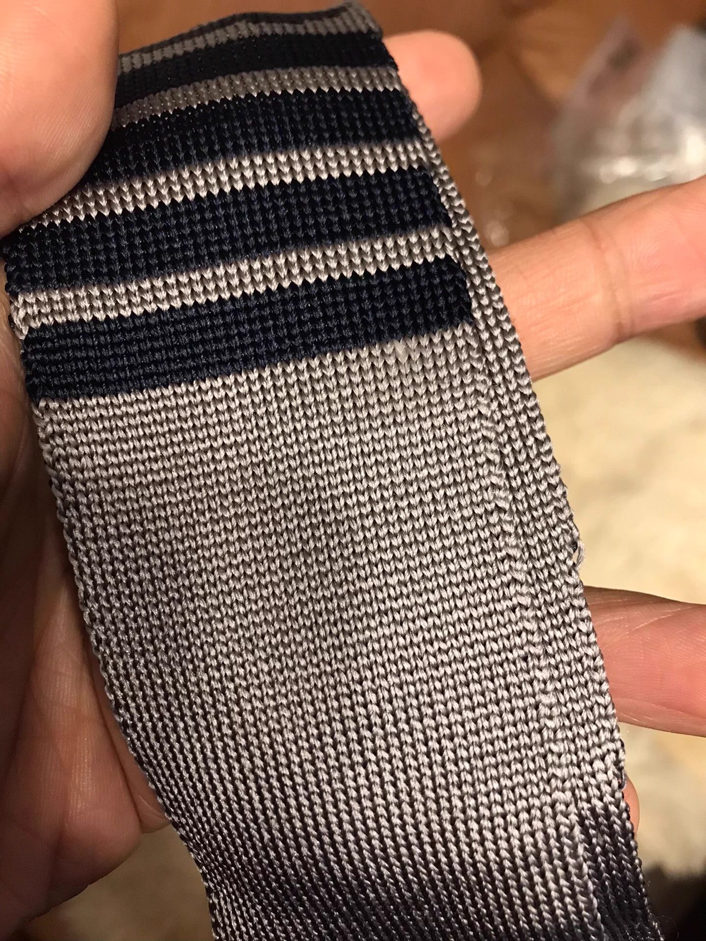 Thom Browne Thom Browne Classic Silk Sailboat Pattern Gray & Black Tie Size ONE SIZE - 7 Thumbnail