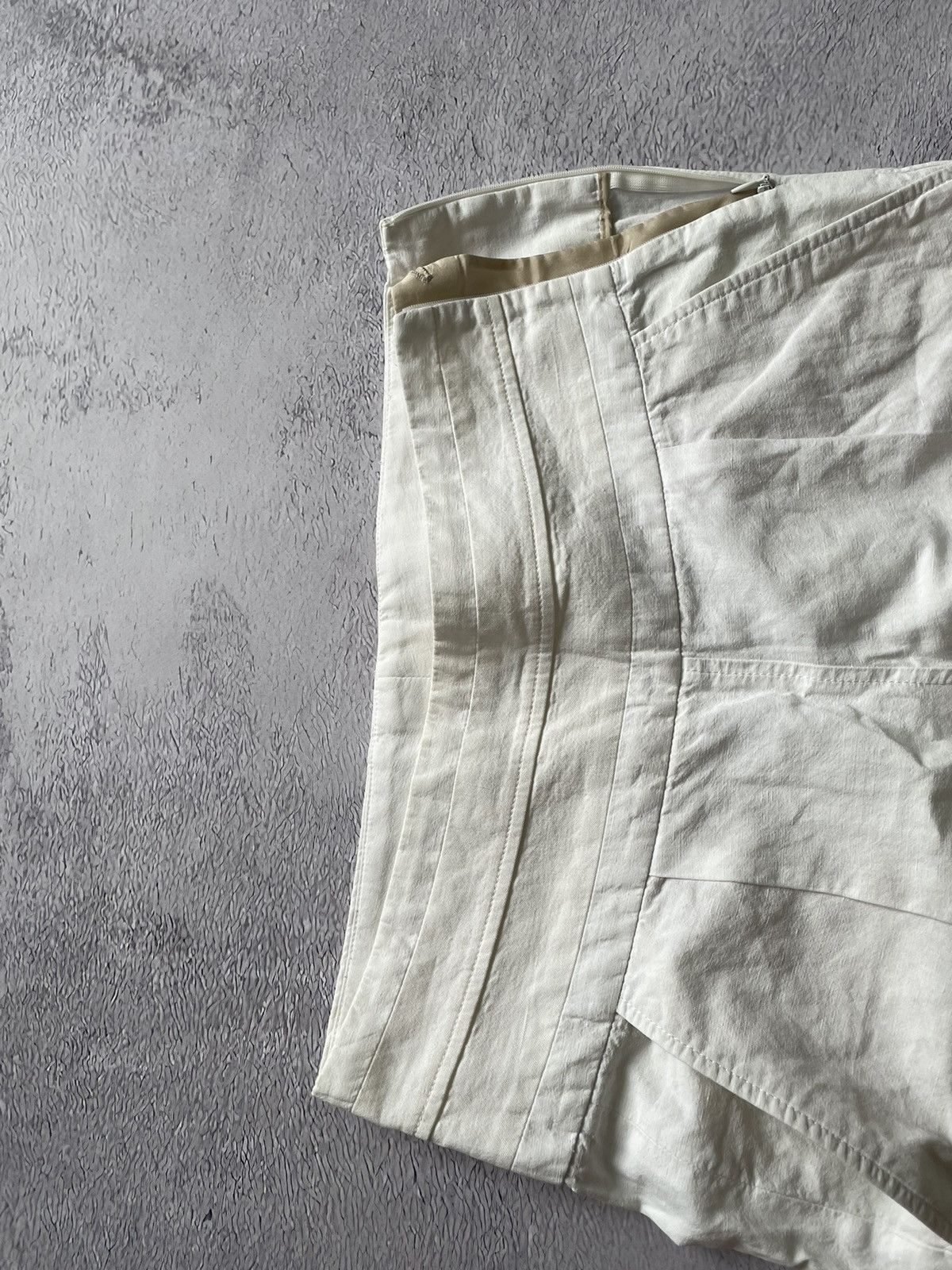 Brunello Cucinelli Brunello Cucinelli Pants Luxury Linen Made in Italy White Size 27" / US 4 / IT 40 - 5 Thumbnail