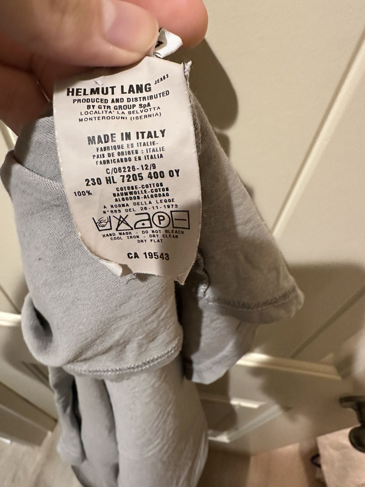 Helmut Lang 1999 Helmut lang tee Size US L / EU 52-54 / 3 - 5 Thumbnail
