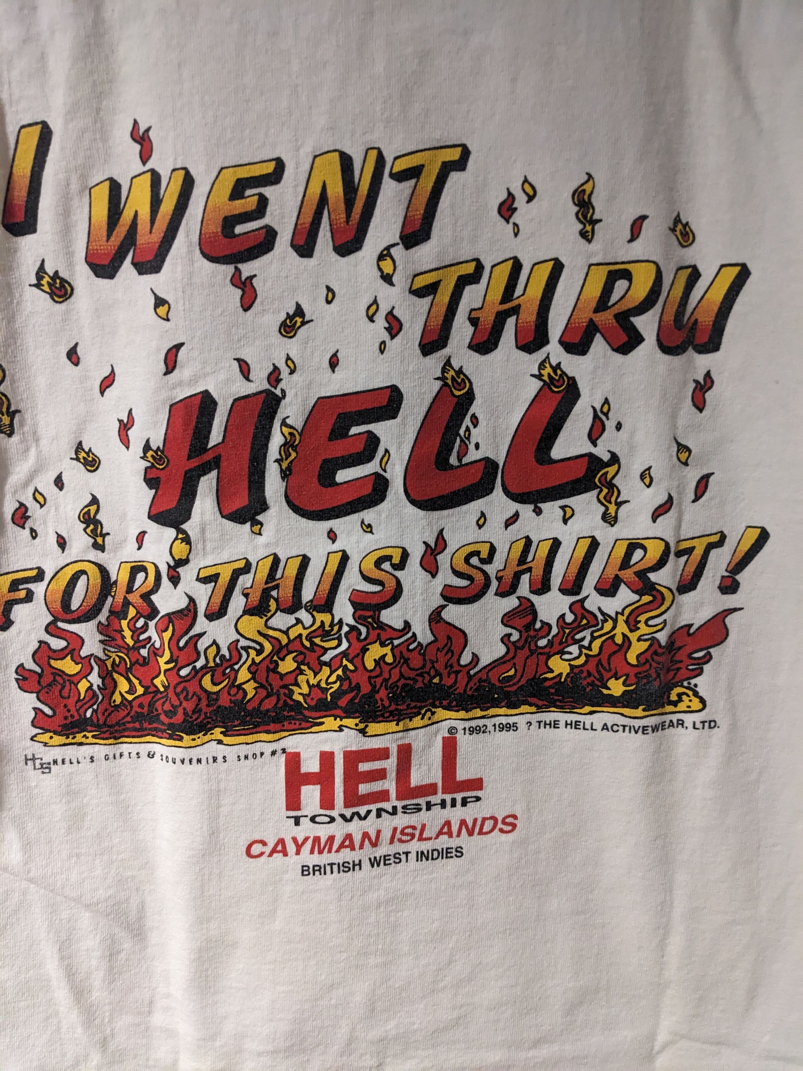 All Sport × Vintage Vintage 1995 I Went Thru Hell for this Shirt Large T-Shirt Size US L / EU 52-54 / 3 - 2 Thumbnail