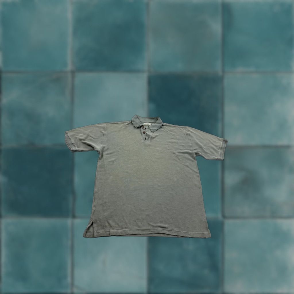 Tommy Bahama Tommy Bahama Polo Shirt Mens Medium Gray Silk Cotton Blend Short Sleeve Casual Size US M / EU 48-50 / 2 - 1 Thumbnail