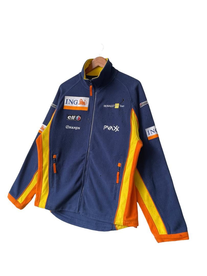 Formula 1 Vintage Renault Formula 1 Team Full Zip Fleece Jacket Size US L / EU 52-54 / 3 - 3 Thumbnail