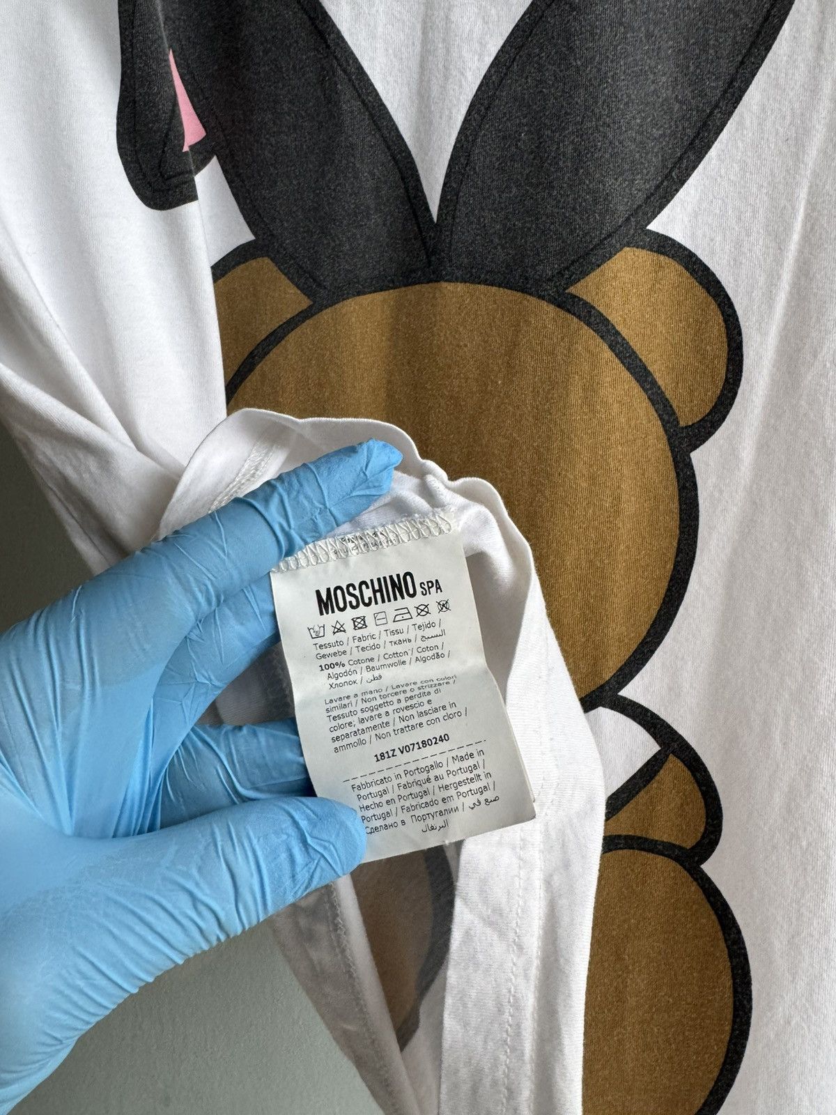 Moschino Moscino X Play Boy Teddy Tshirt Size US M / EU 48-50 / 2 - 10 Thumbnail