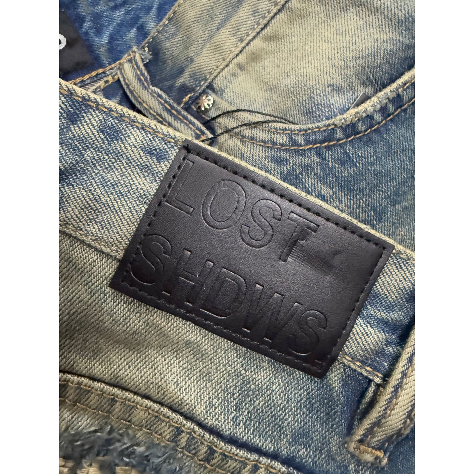 Lost Enterprises Lost Shdws Jorts Darkwash Used 34 Size US 34 / EU 50 - 3 Thumbnail