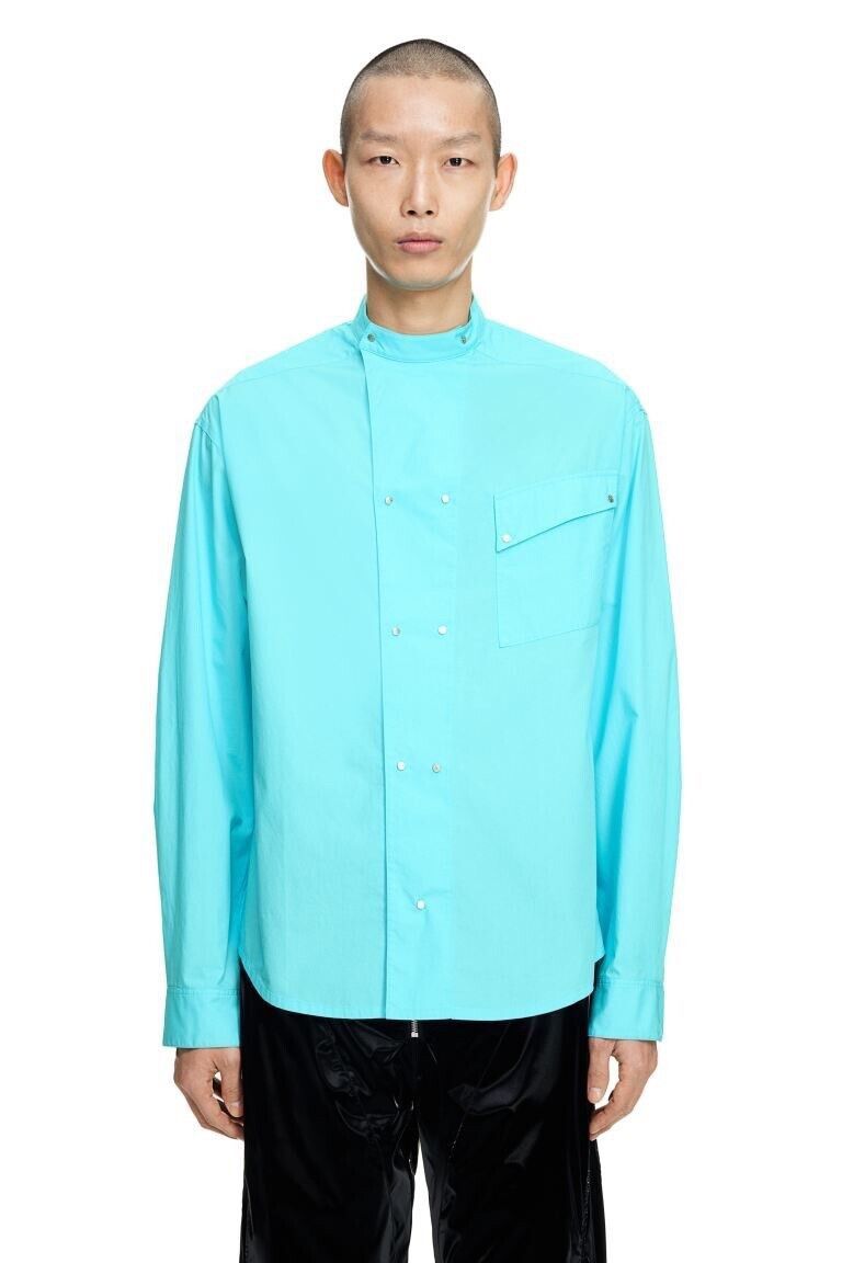 冬ギフト セ H&M × (Large Shirt Poplin Double-breasted MUGLER H&M Mugler トップス