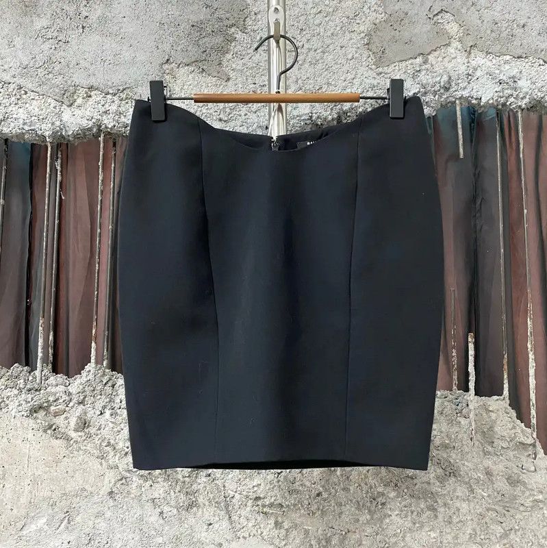 Balmain Black A-Line Skirt for Summer 0089