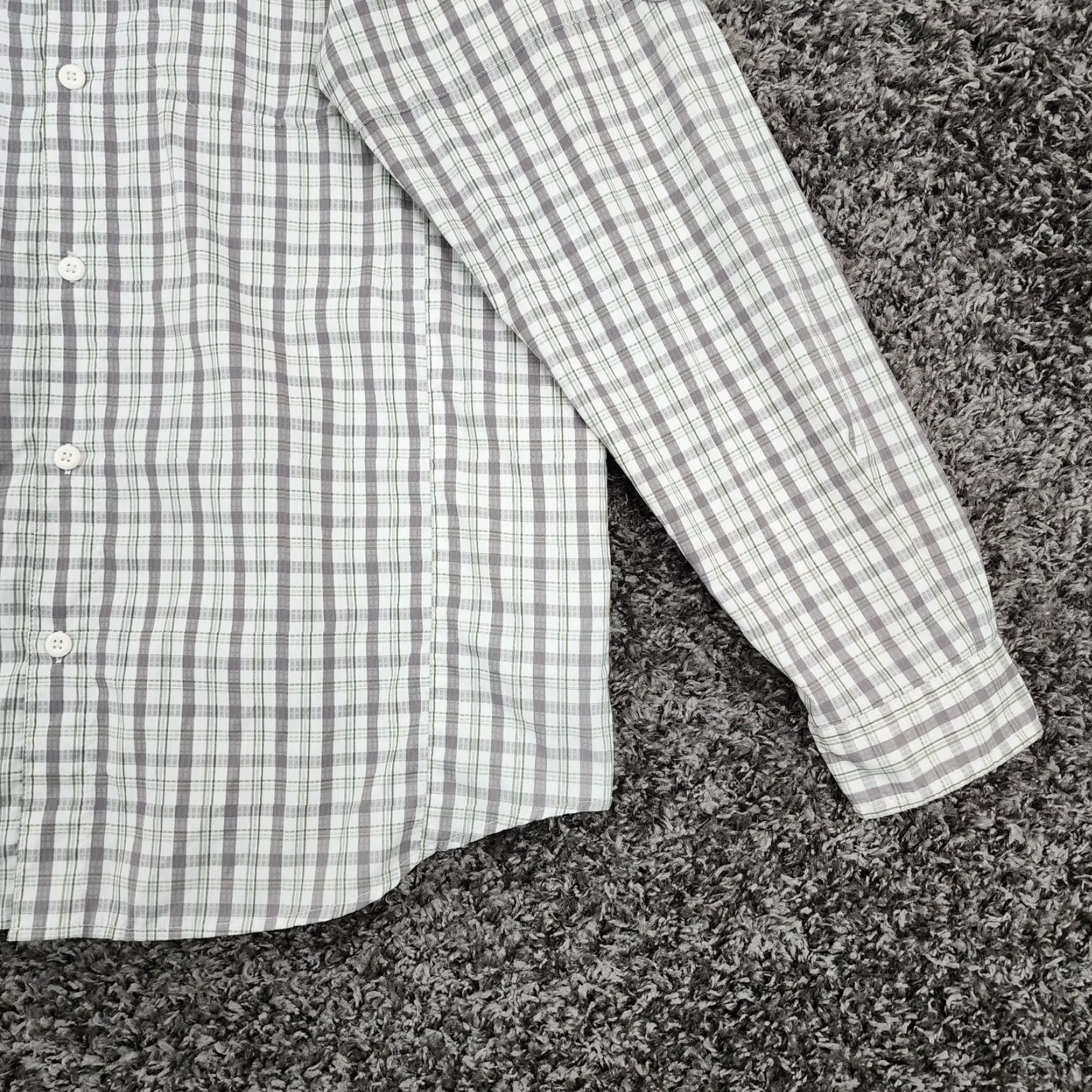 Vintage Columbia Button-Up Shirt L Mens Gray Plaid Lightweight Long Sleeve Size L Size US L / EU 52-54 / 3 - 2 Thumbnail