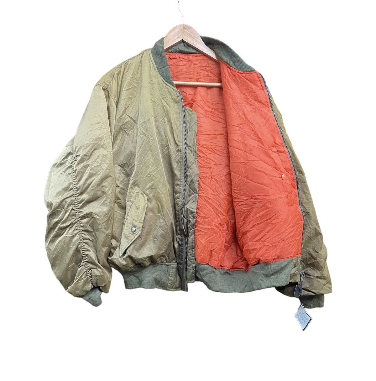 Japanese Brand Vintage Phantom Military Reversible Bomber Jacket Size US L / EU 52-54 / 3 - 2 Thumbnail