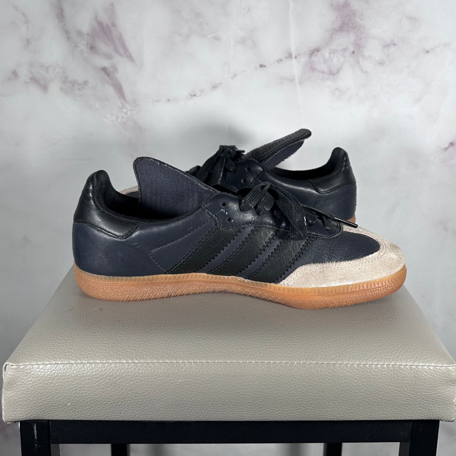 Adidas × Pharrell Sample Humanrace Navy Samba Size US 7.5 / IT 37.5 - 7 Thumbnail