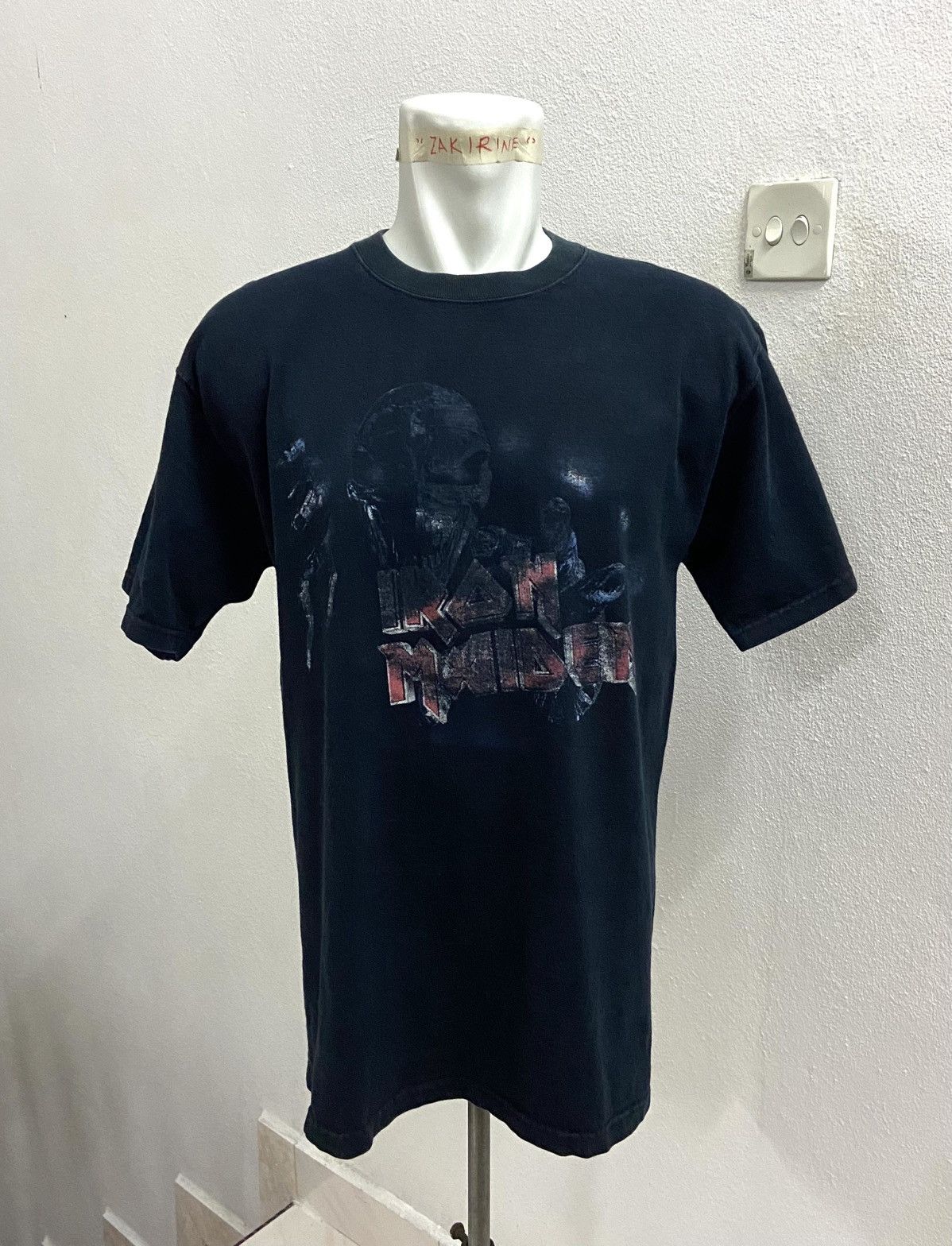 Band Tees Iron Maiden "Give Me Ed... 'Til I'm Dead" 2003 tour TEE Size US L / EU 52-54 / 3 - 2 Thumbnail