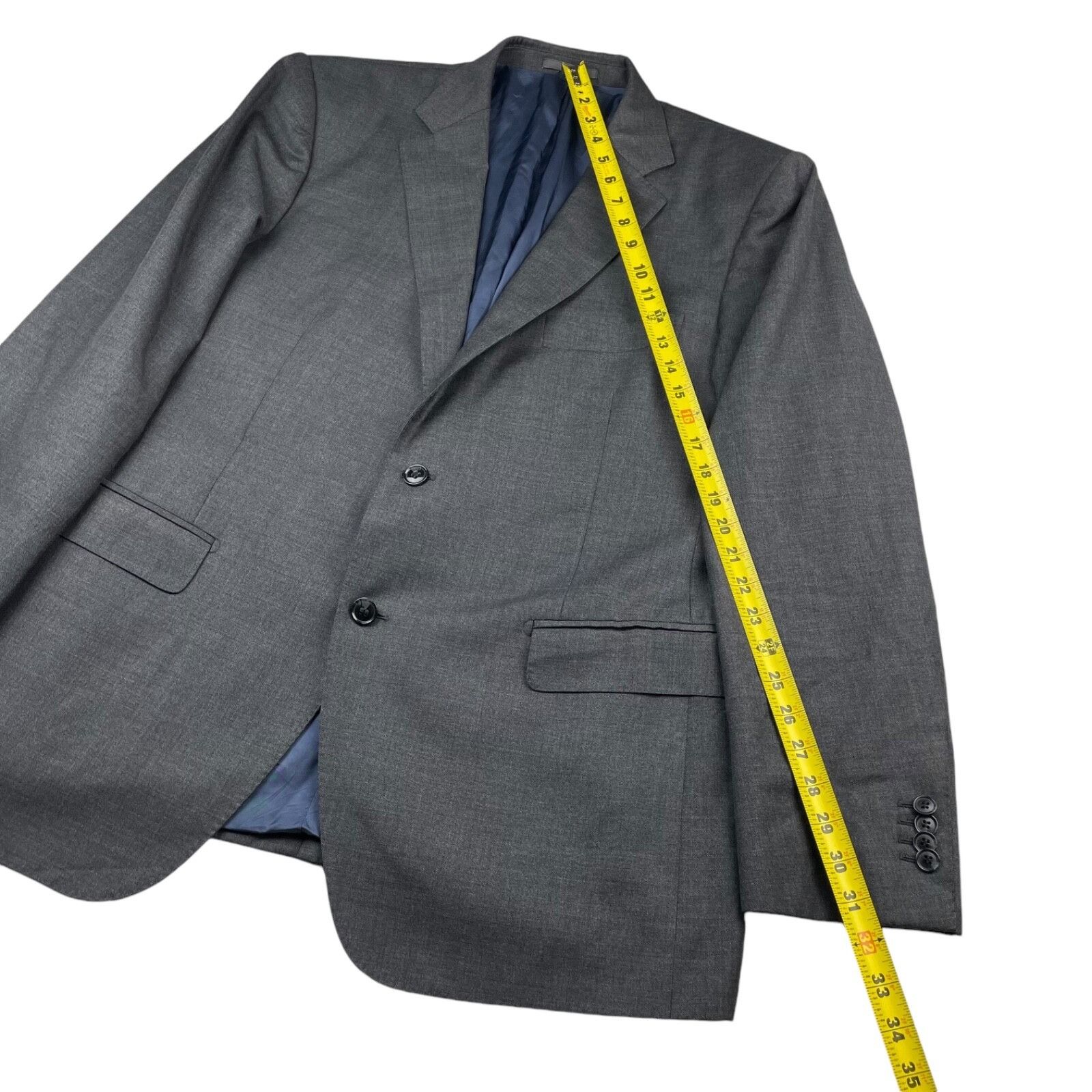Suitsupply SuitSupply Men's Vitale Barberis Wool 2-Button Surgeons Cuff Size 46R - 9 Thumbnail