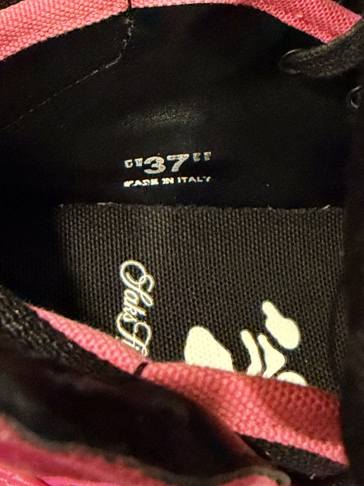 Off-White Off-White Off Court 3.0 High Top Sneakers-Black/Fuchsia Pink Size US 5 / EU 37 - 5 Thumbnail