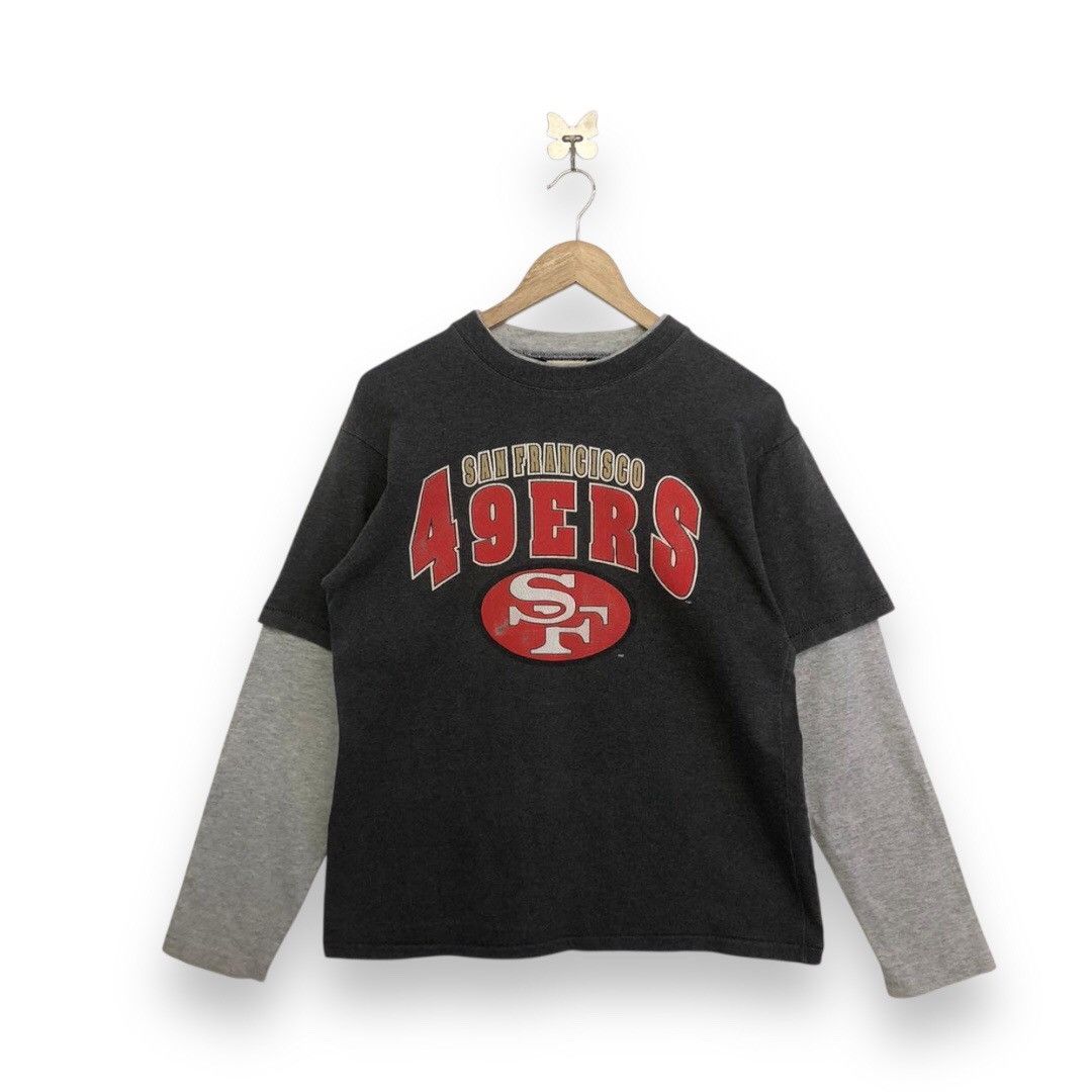 NFL VINTAGE NFL SAN FRANCISCO 49 ERS DOUBLE SLEEVE SHIRT Size US M / EU 48-50 / 2 - 1 Thumbnail