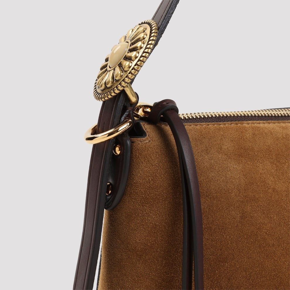 Etro ETRO Hobo Marrone Suede Shoulder Bag New & Authentic Size ONE SIZE - 3 Thumbnail