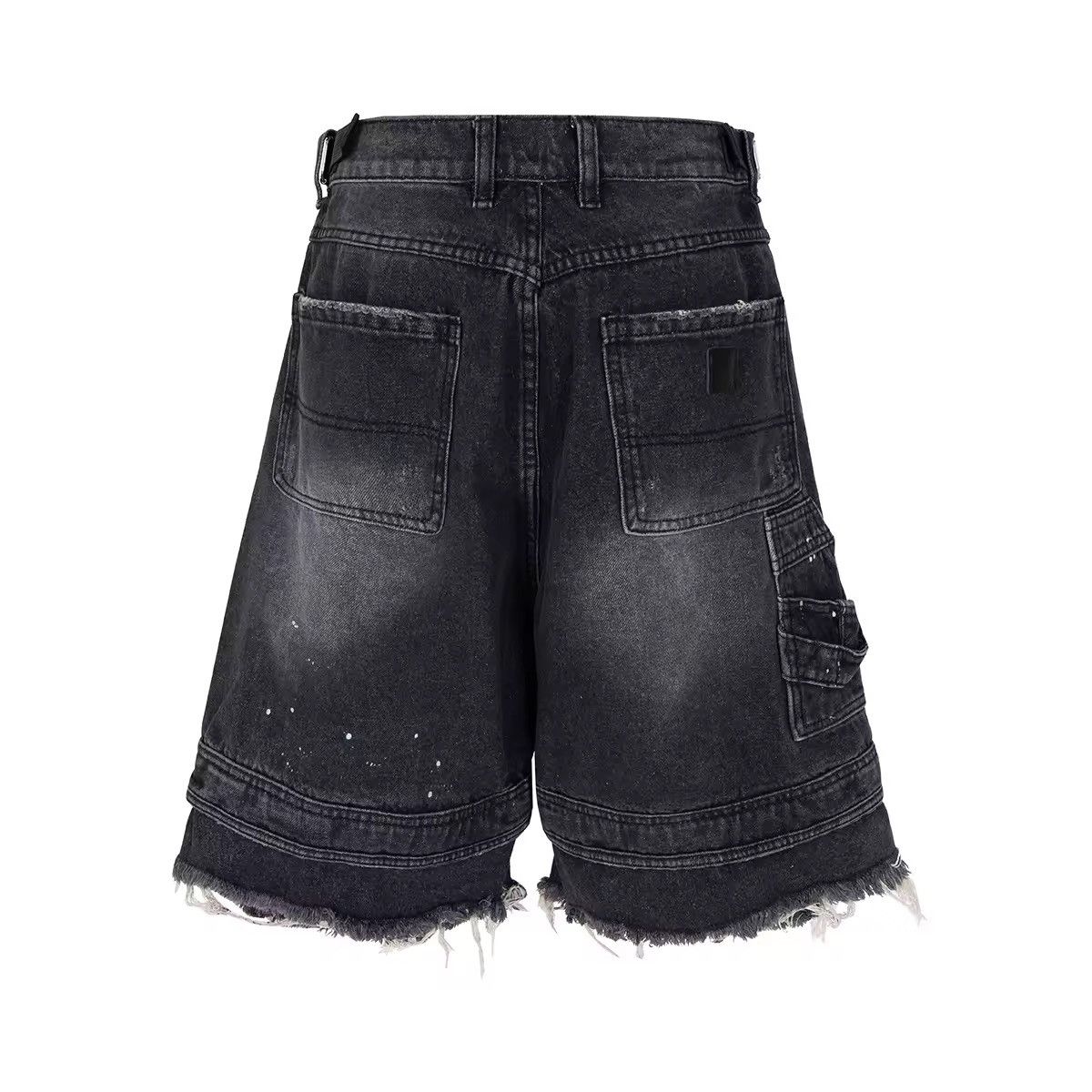 Jean × Vintage Jorts Vintage Washed Distressed Denim Size US 33 - 3 Thumbnail