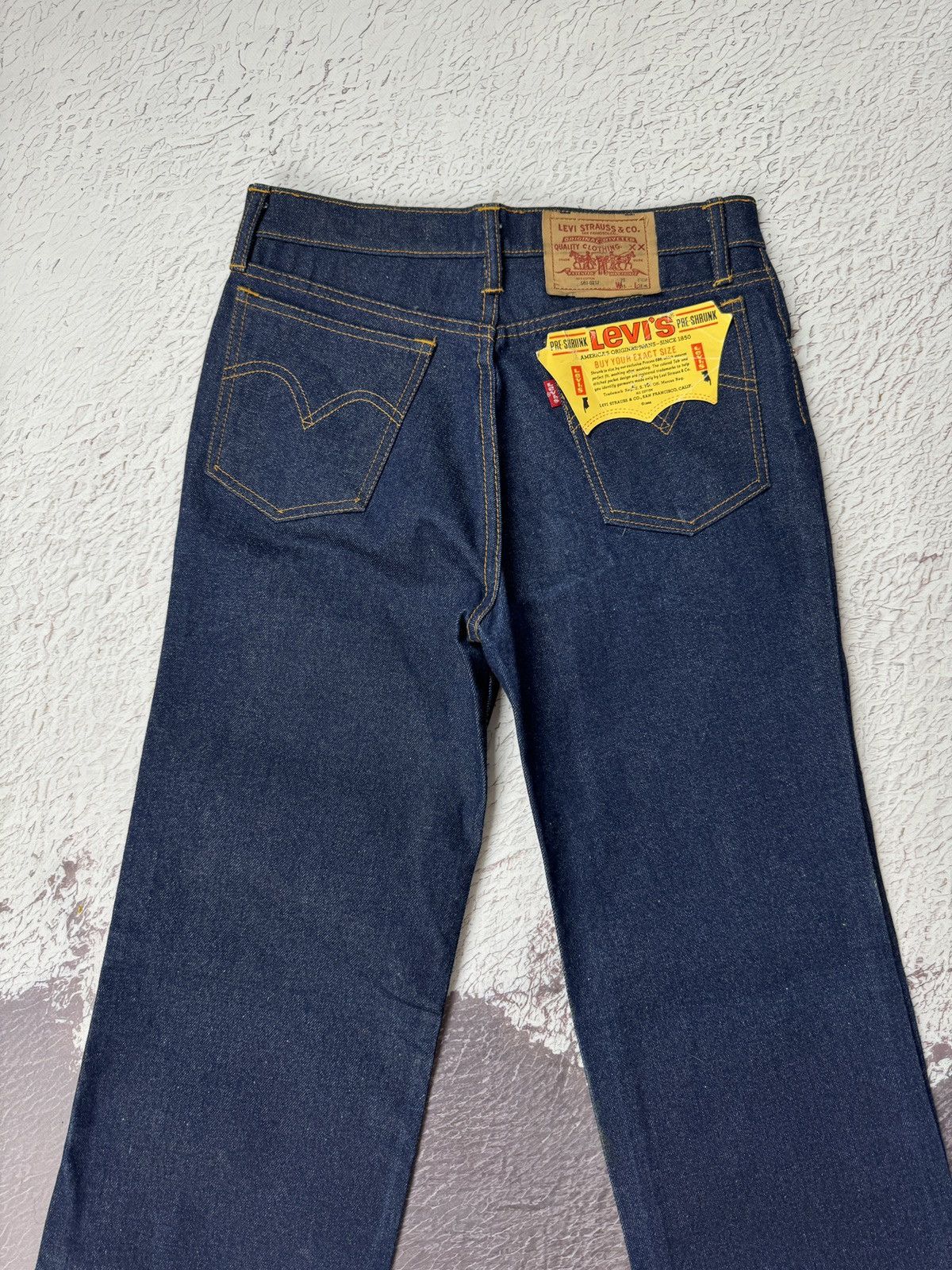 Levi's Levi’s vintage indigo blue straight denim jeans pants Size US 31 - 14 Thumbnail