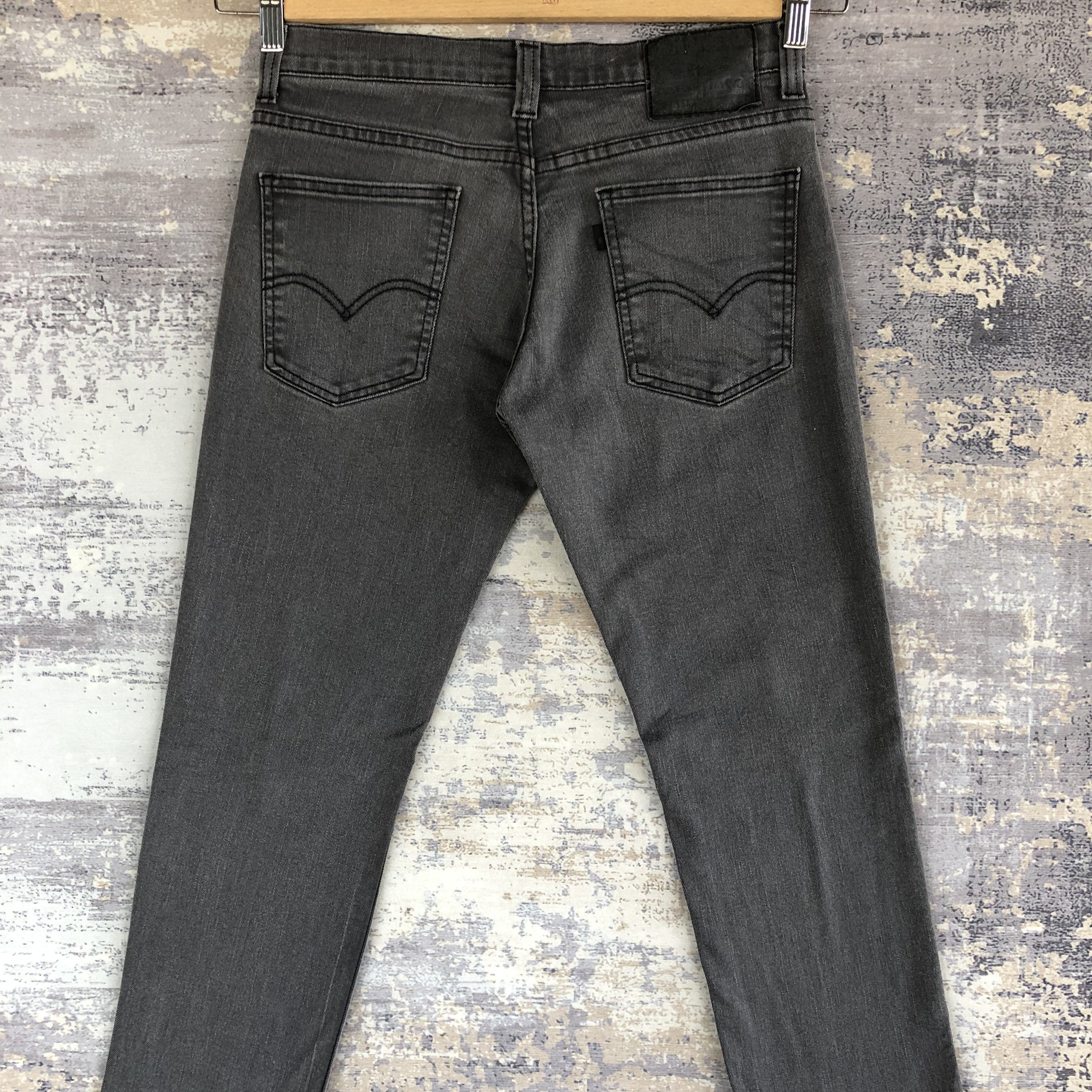 Levi's Vintage Levis Ash Grey Jeans Levi's Faded Skinny Denim Size 28" / US 6 / IT 42 - 4 Thumbnail