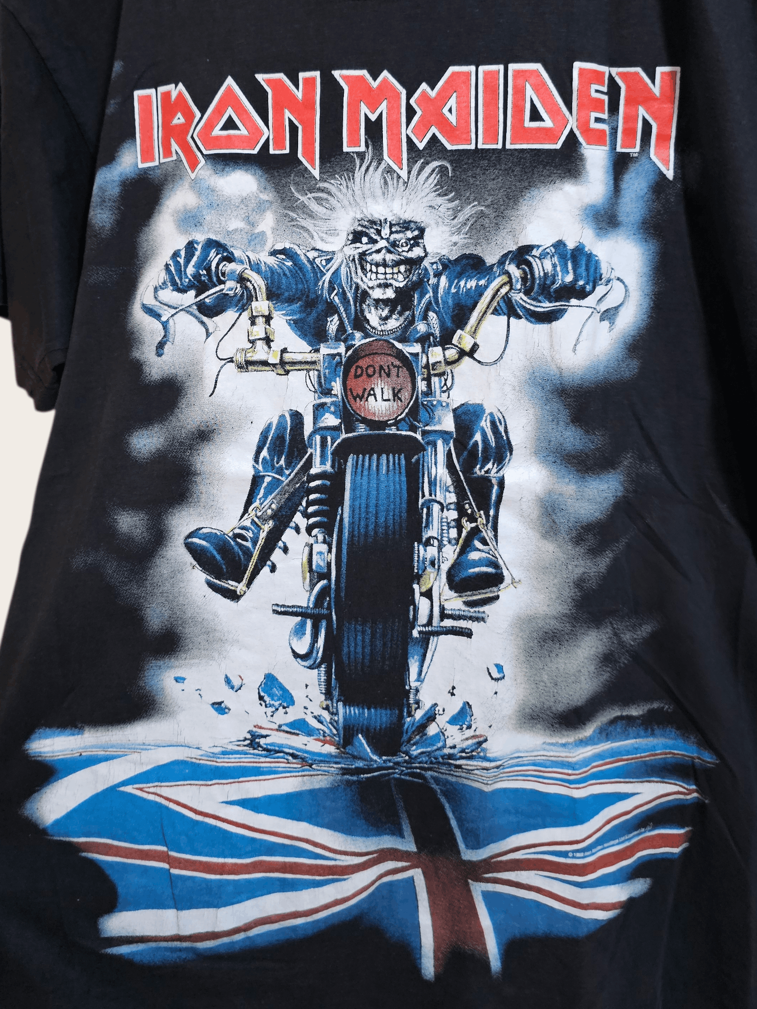 Iron Maiden Iron Maiden 90's Distressed Tee Size US S / EU 44-46 / 1 - 2 Thumbnail