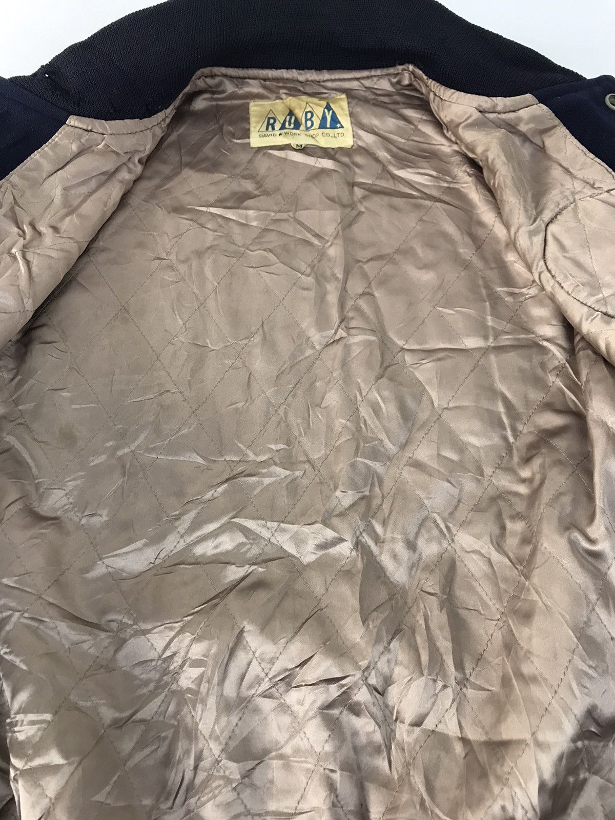 Japanese Brand 90s Ruby Airport Crash Tender Varsity Jacket Leather Sleeve Size US M / EU 48-50 / 2 - 6 Thumbnail