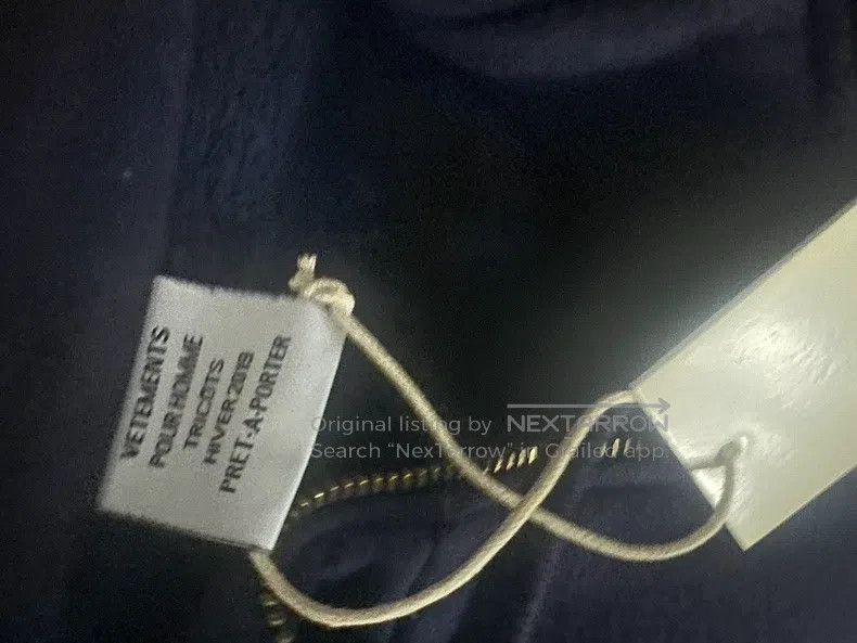 Vetements VETEMENTS Patch Half Zip Hoodie Size US M / EU 48-50 / 2 - 6 Thumbnail