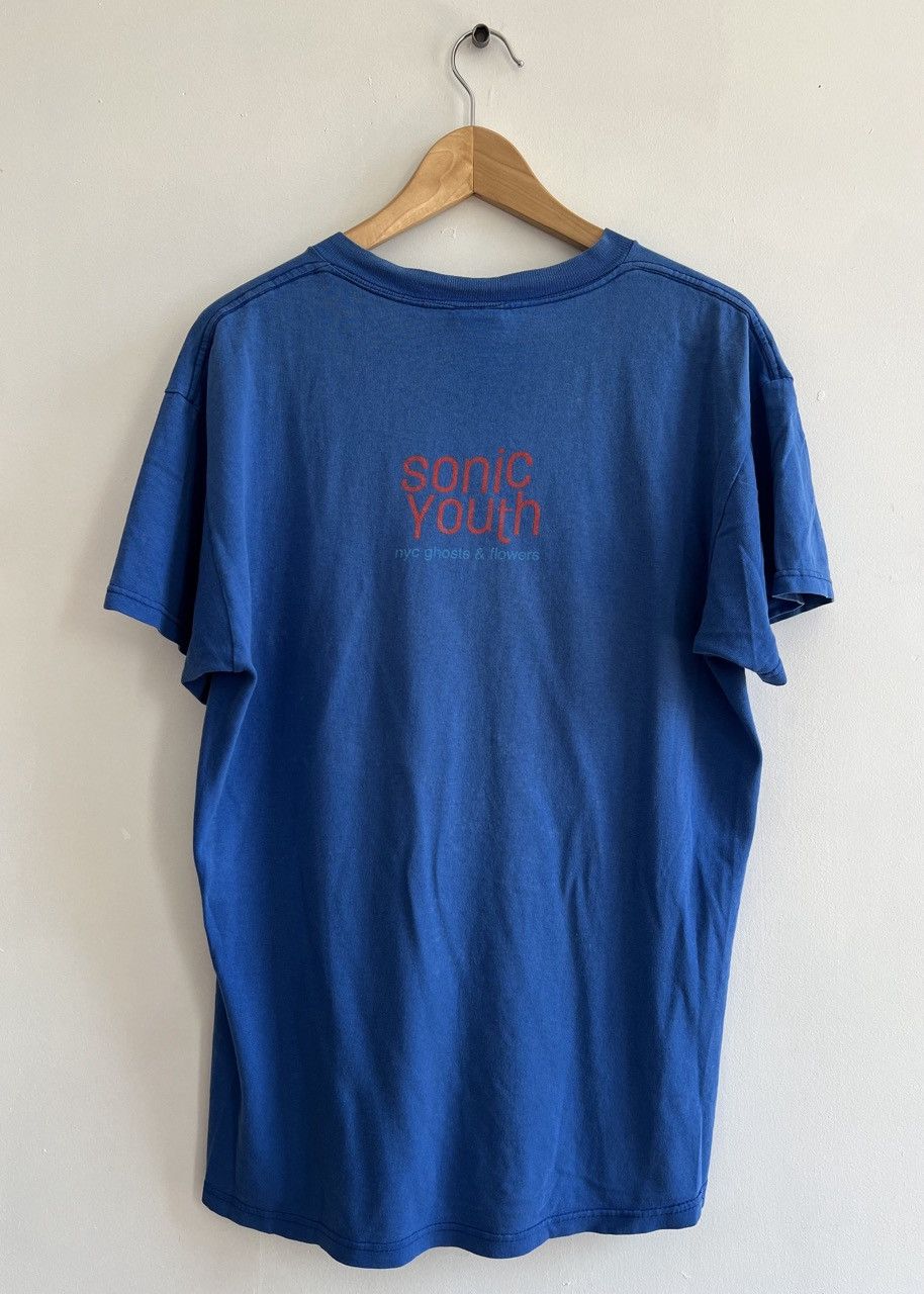 Band Tees Sonic Youth NYC Ghosts and Flowers ORIGINAL Tour T-Shirt Size US L / EU 52-54 / 3 - 2 Thumbnail