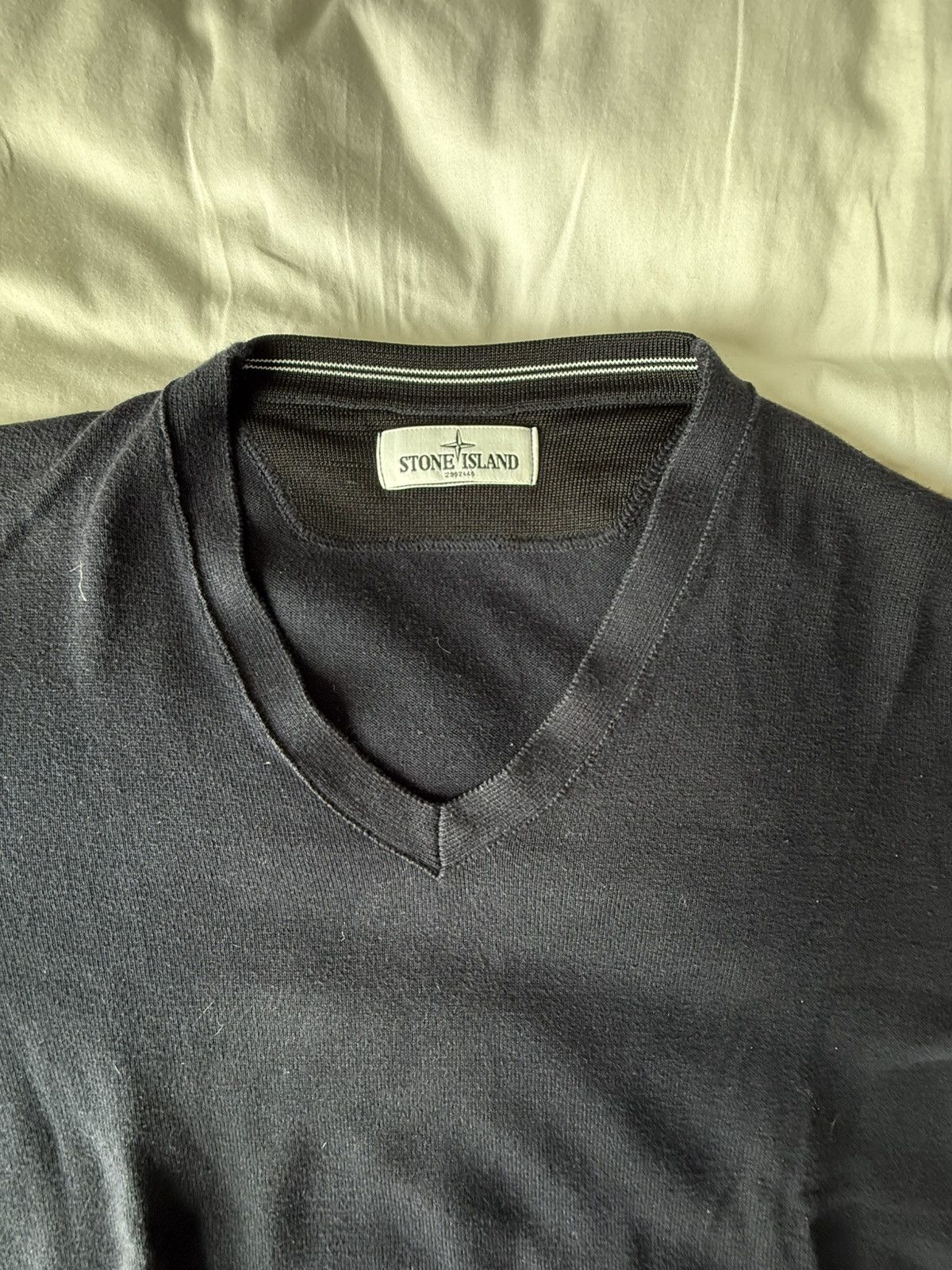 Stone Island Stone Island Navy Sweater Size US XL / EU 56 / 4 - 3 Thumbnail