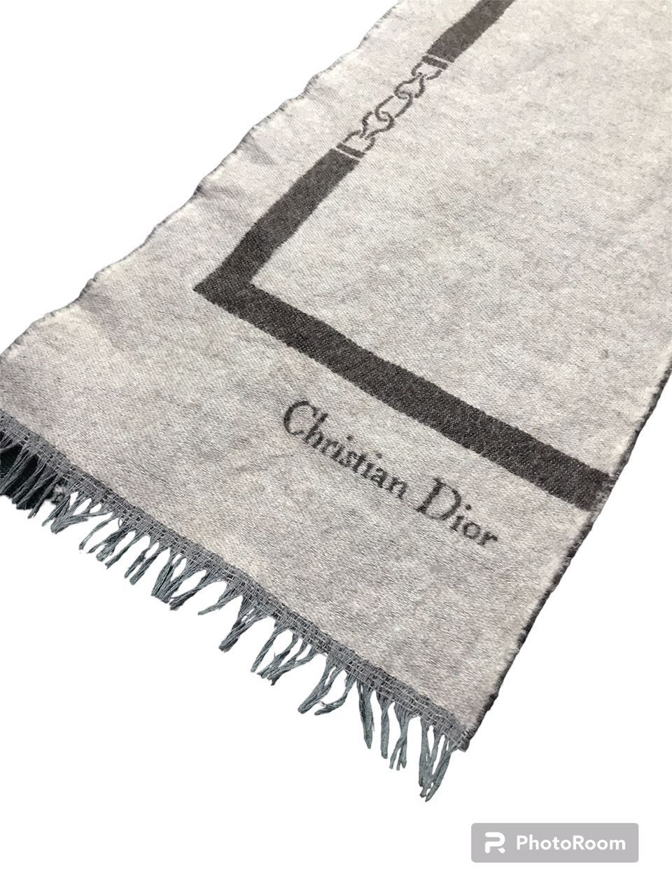 Christian Dior Monsieur × Vintage Vintage Christian Dior Merino Wool Scarves Size ONE SIZE - 5 Thumbnail