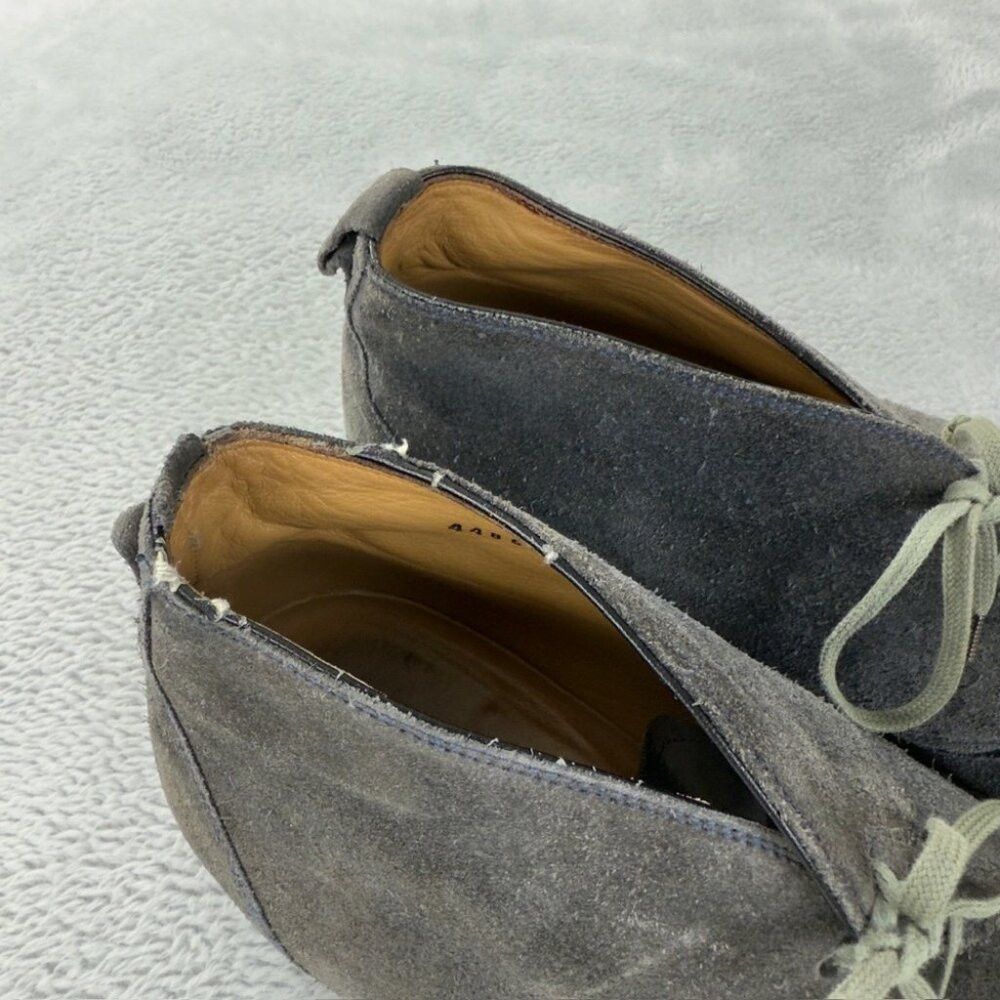 Isaia Isaia Napoli Grey Suede Leather Ankle Shoes Men’s Size 12 U Size US 12 / EU 45 - 7 Thumbnail