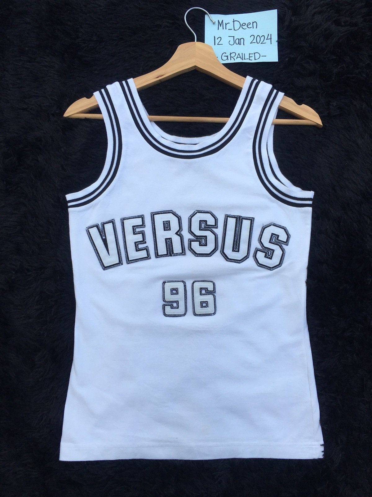 image of Versus Versace x Vintage Versus Gianni Versace Sleeveless Top in White, Women's (Size XS)