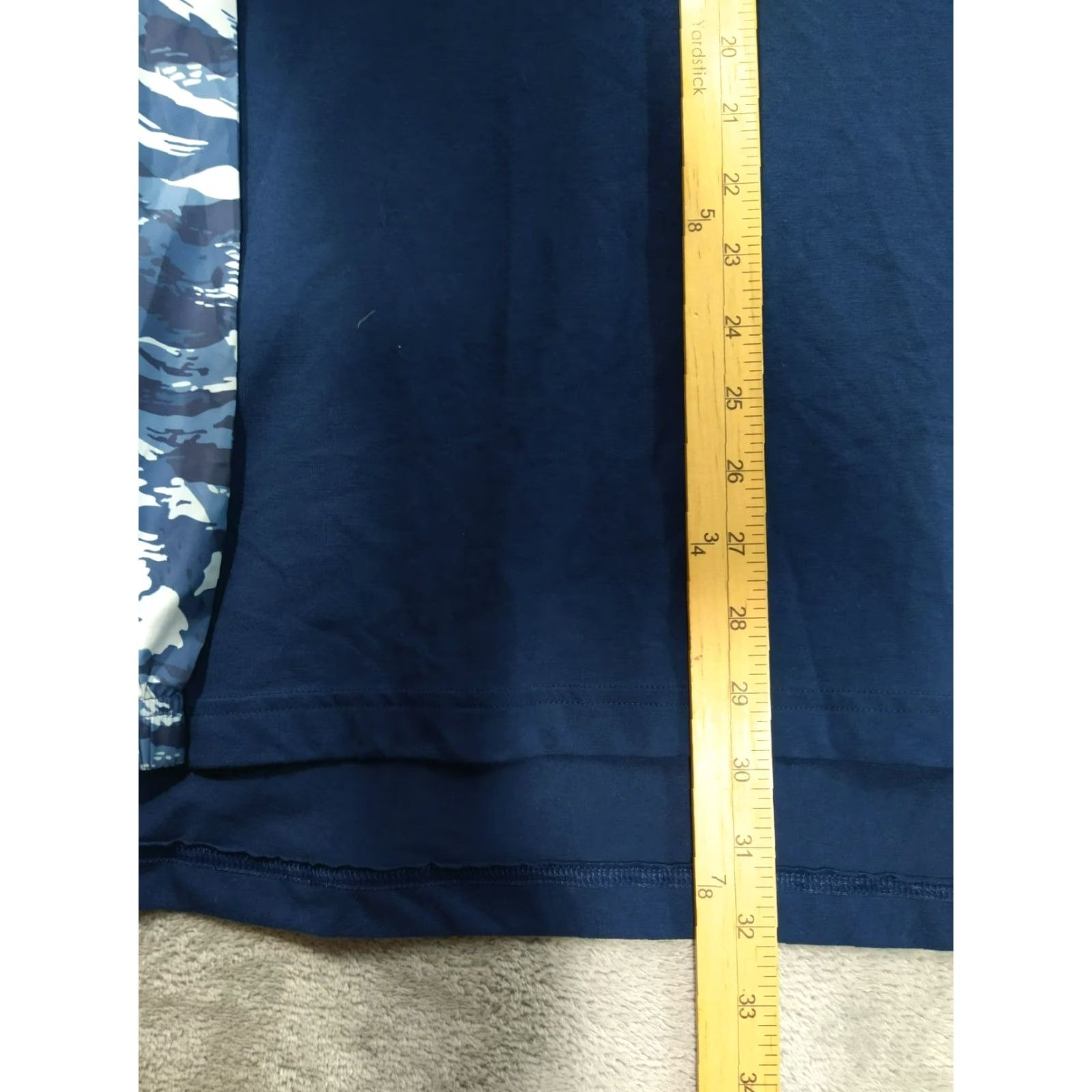 Under Armour Under Armour Jacket Mens Large Blue Camo Windbreaker Wind Anorak Hooded Lightweight Sportstyle Windbreaker Camouflage 2XL Mens Size US XXL / EU 58 / 5 - 3 Thumbnail
