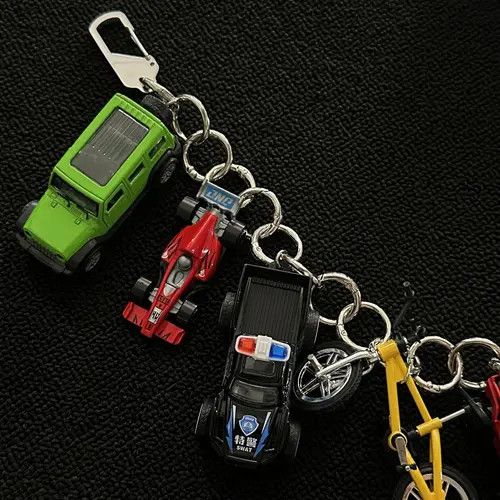 Jewelry Multi-Color Vehicle Charm Keychain, Metal Keyring Size ONE SIZE - 4 Thumbnail
