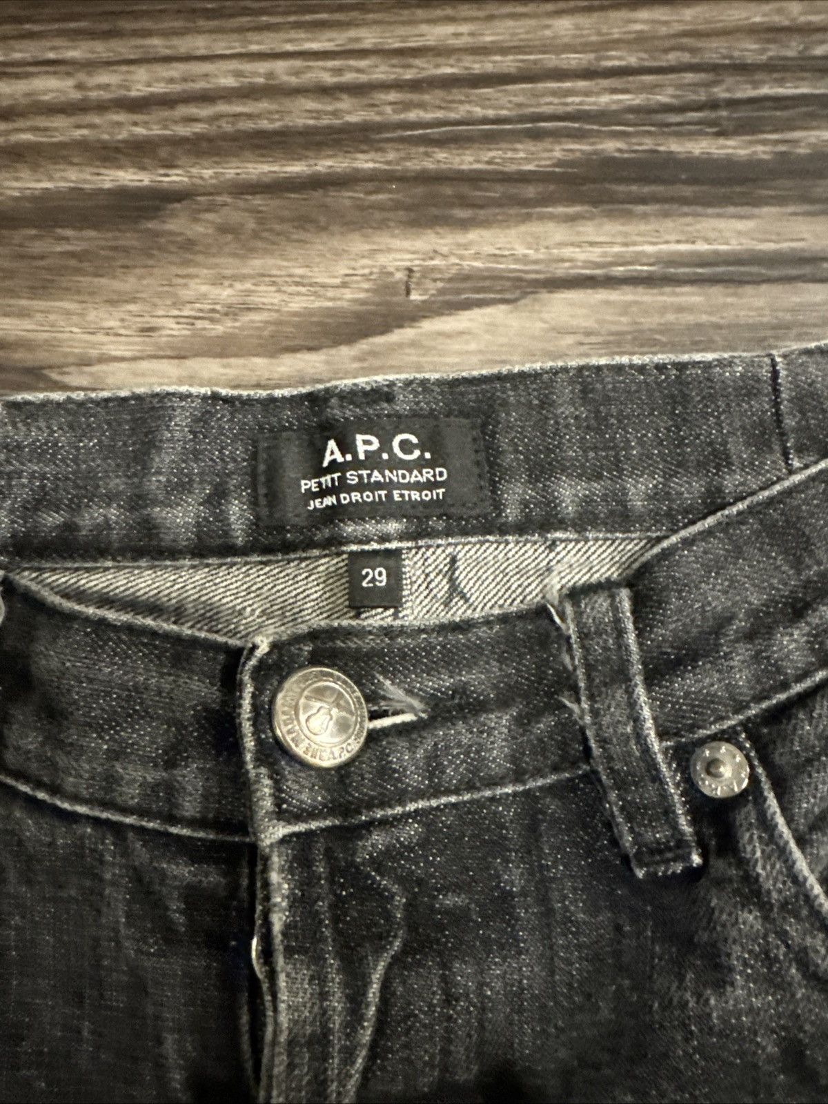 A.P.C. APC Petit new standard black 29x30 Size US 29 - 2 Thumbnail