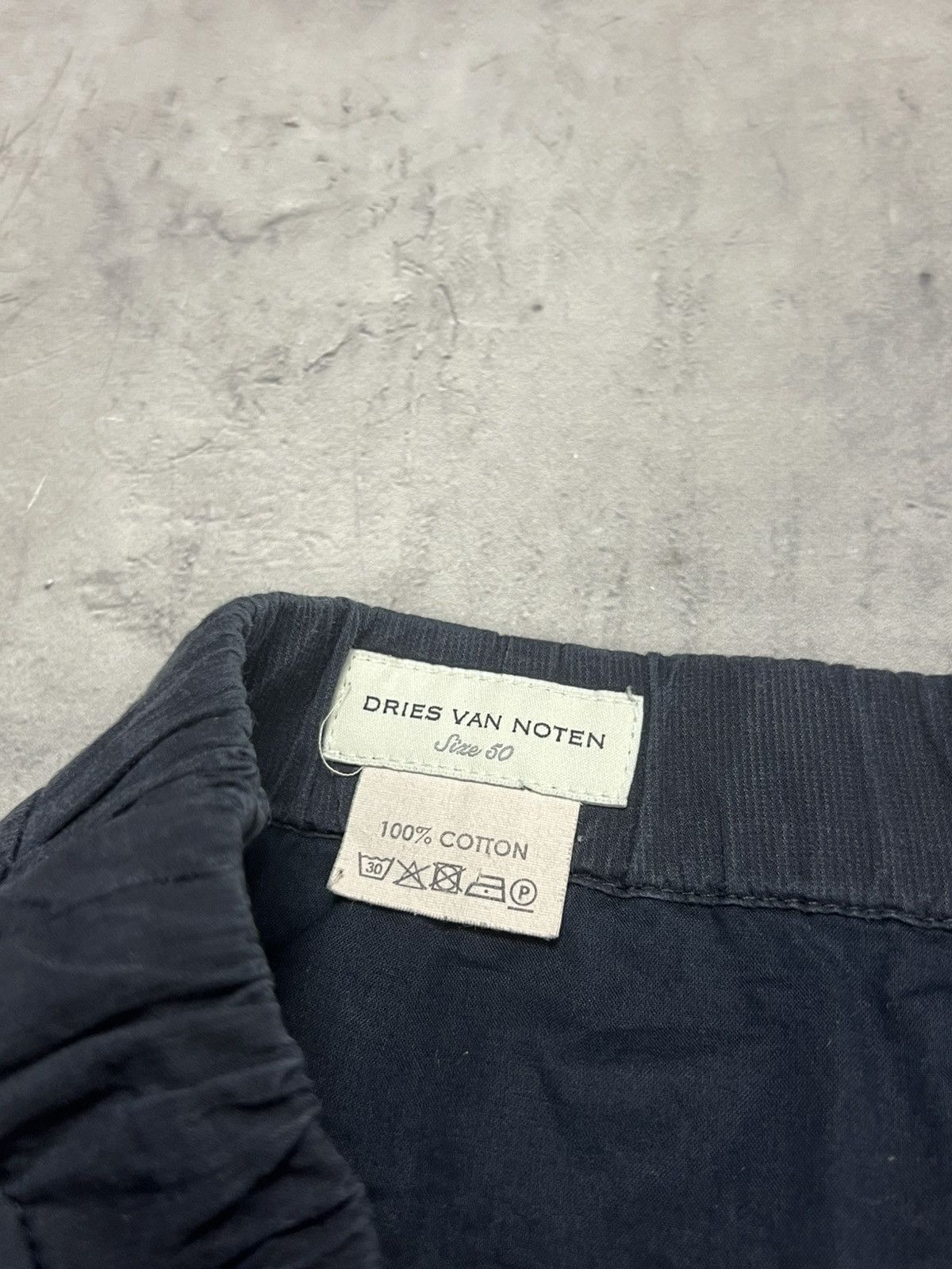Dries Van Noten Dries Van Noten Navy Blue Mens Chino Baggy Pants Size 50 Size US 30 / EU 46 - 8 Thumbnail