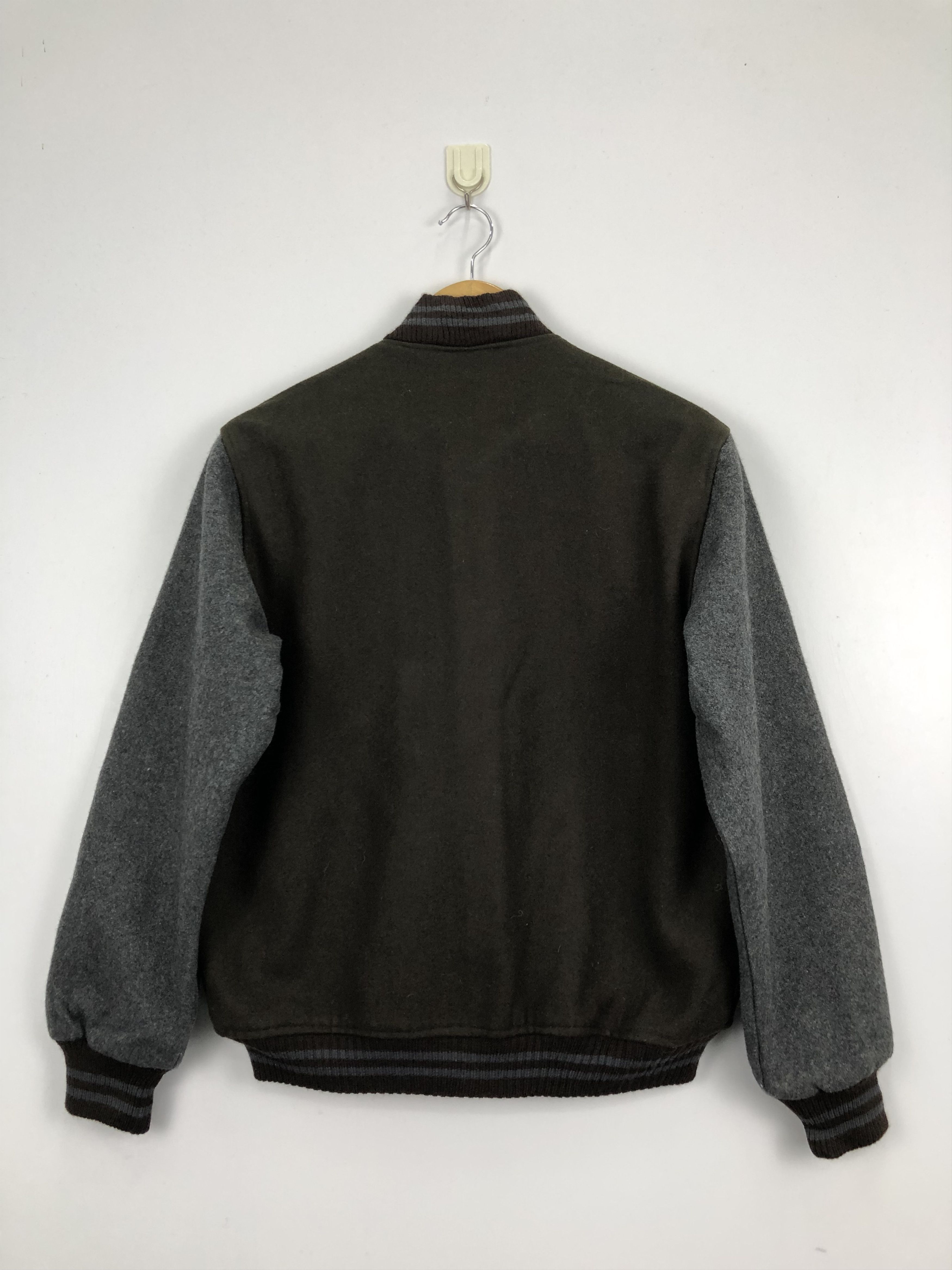 Japanese Brand Vintage Japanese Brand Wool Varsity Jacket V0294 Size US L / EU 52-54 / 3 - 3 Thumbnail