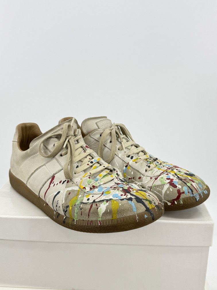 Maison Margiela GAT Low Paint Splatter Size US 10 / EU 43 - 2 Thumbnail