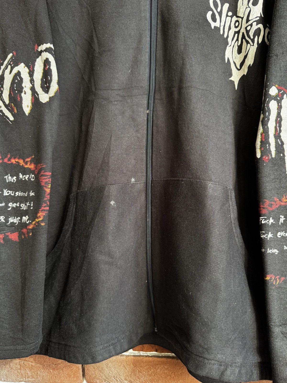 Band Tees Rare Vintage 90s Slipknot Numetal Band Tee Hoodie CLarge Size US XL / EU 56 / 4 - 5 Thumbnail