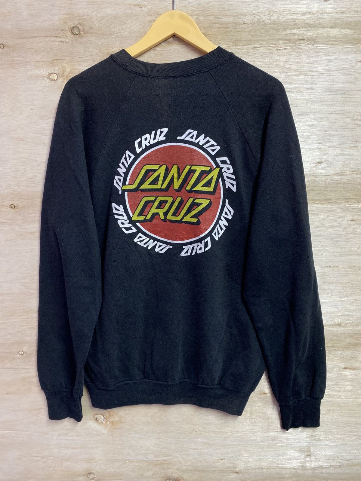 Santa Cruz Skateboards vintage 80' Santa Cruz Classic Dot crewneck sweatshirt Size US XL / EU 56 / 4 - 8 Thumbnail