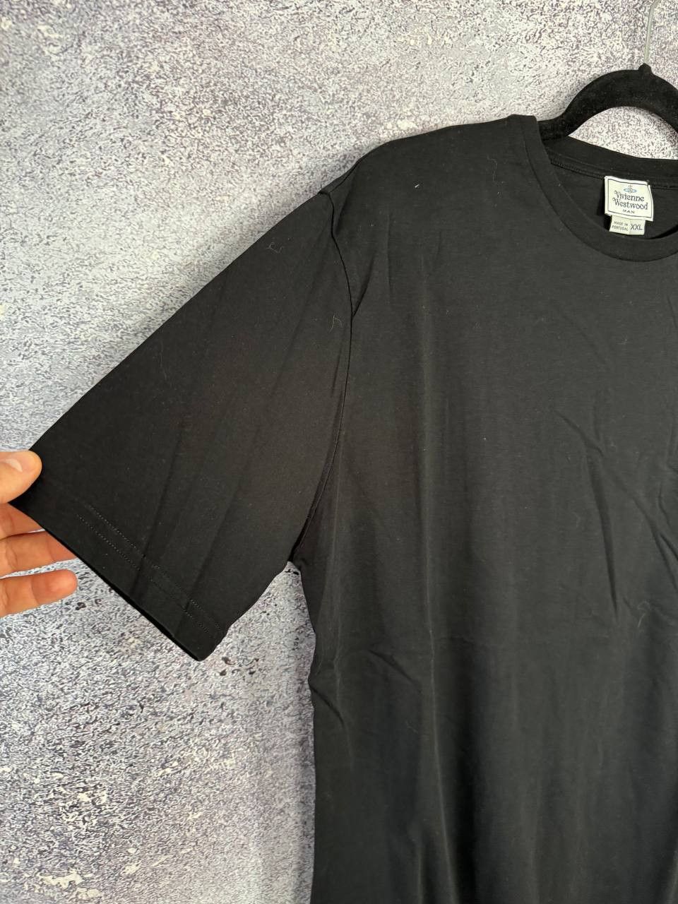 Vivienne Westwood Vivienne Westwood Orbital Embroidered Black Tee 2XL Size US XXL / EU 58 / 5 - 6 Thumbnail