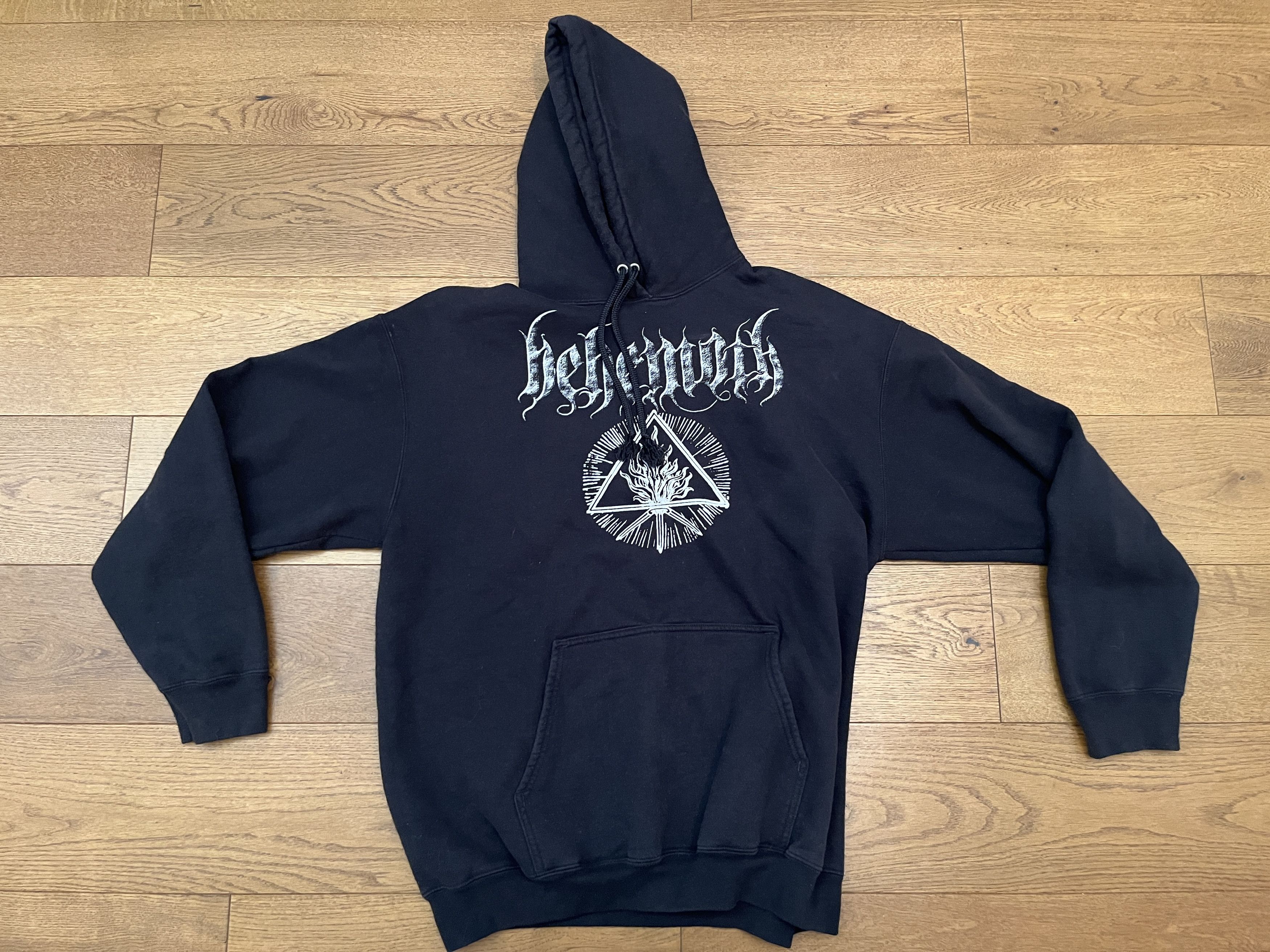 Vintage Behemoth The Satanist Band Hoodie Trinity Sigil Large Size US XL / EU 56 / 4 - 1 Thumbnail