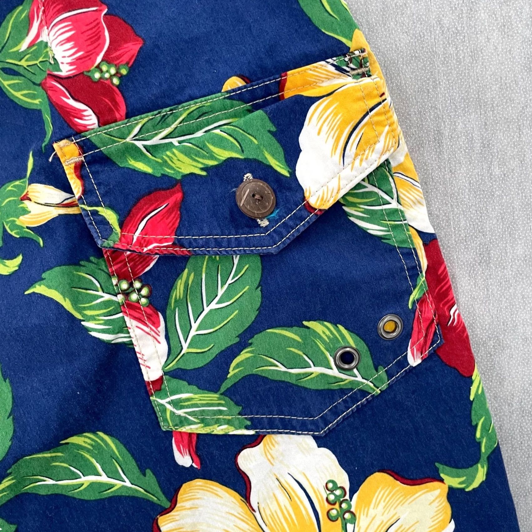 Polo Ralph Lauren VINTAGE Polo Ralph Lauren Floral Swim Trunks Adult 34 Blue Lined Pockets Mens Size US S / EU 44-46 / 1 - 4 Thumbnail